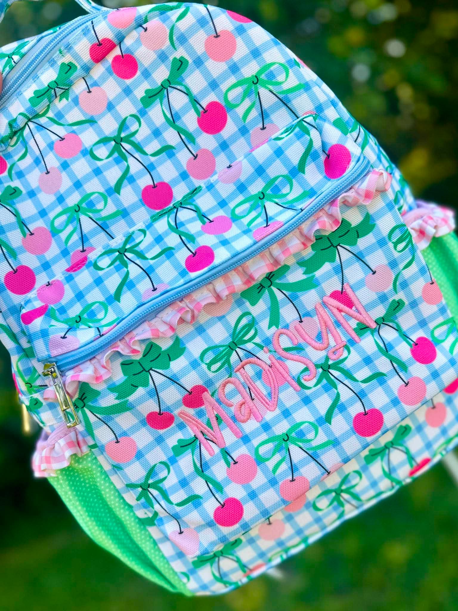 Ribbons & Cherries Sugar Bee Backpack