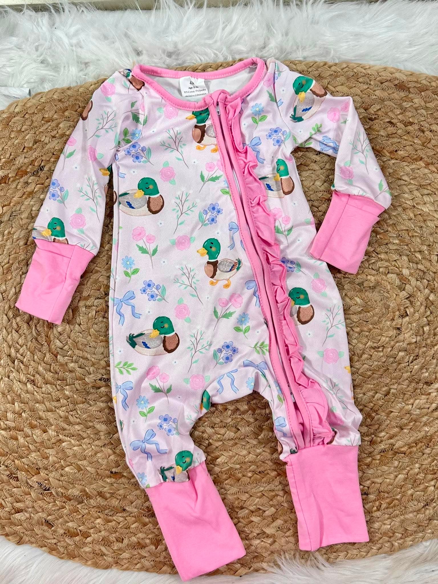 Mallard Girl Ruffle Sleeper