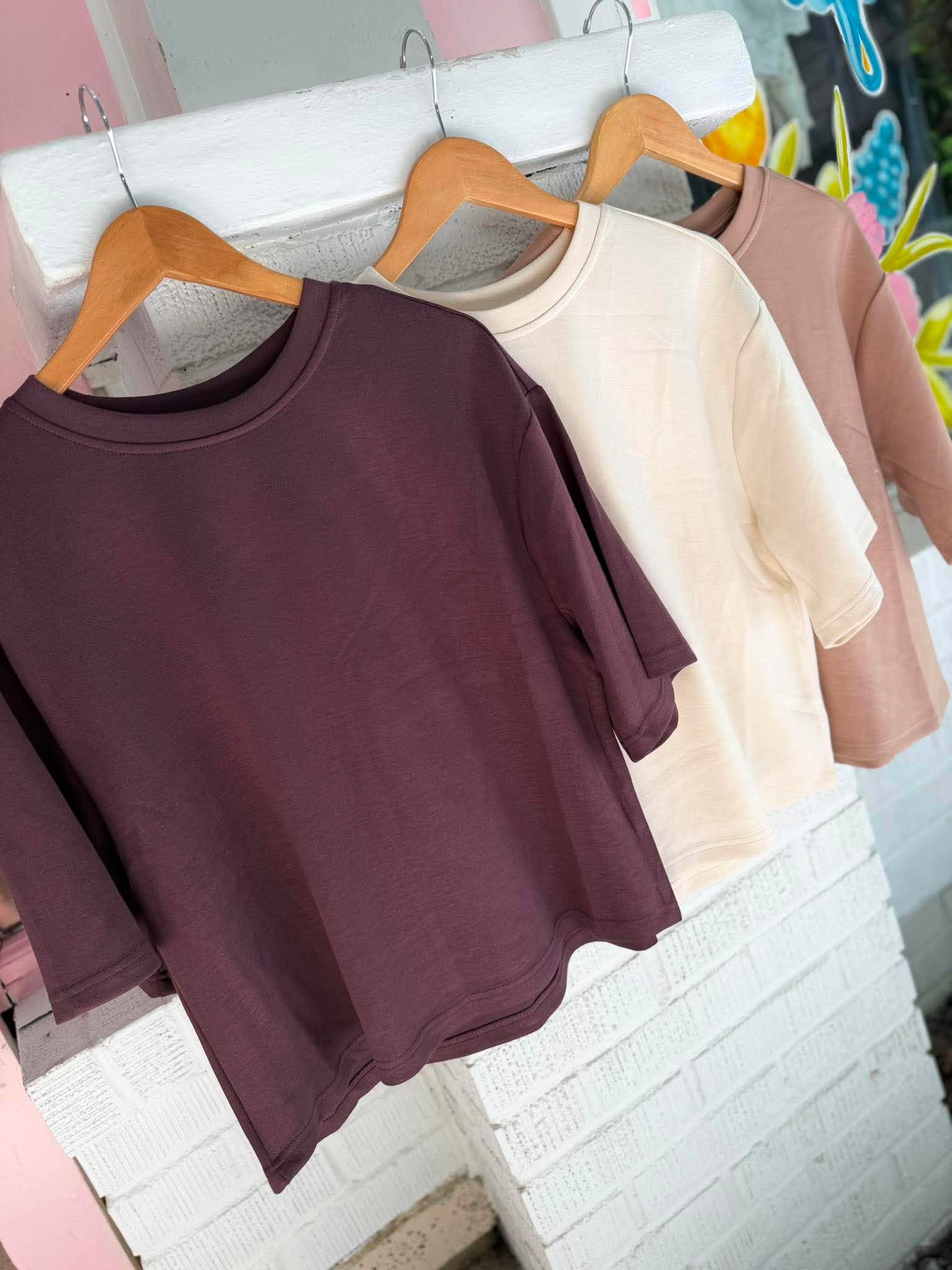 Basic Butter Boxy Tee