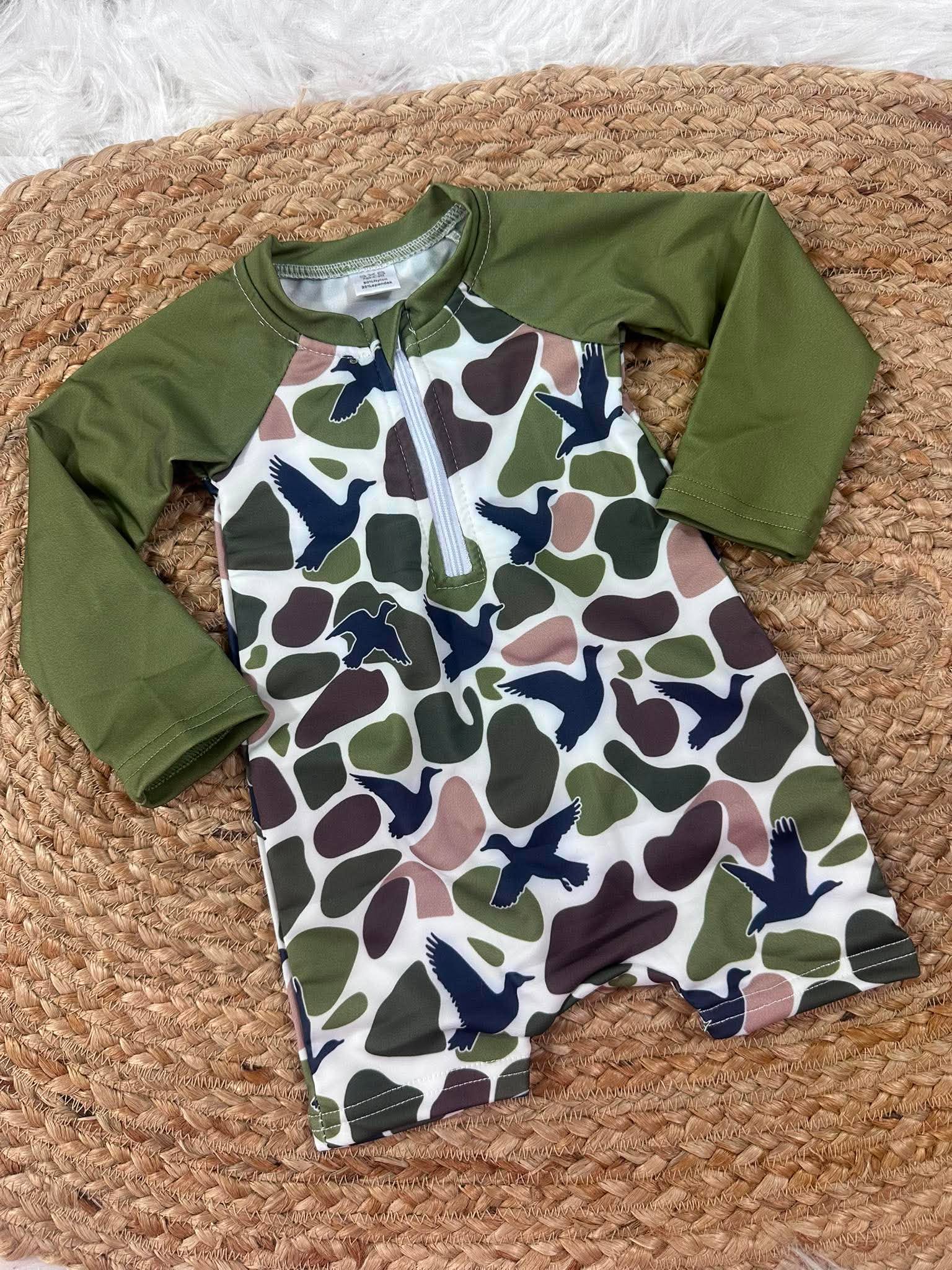 Mallard Camo Swim Suit
