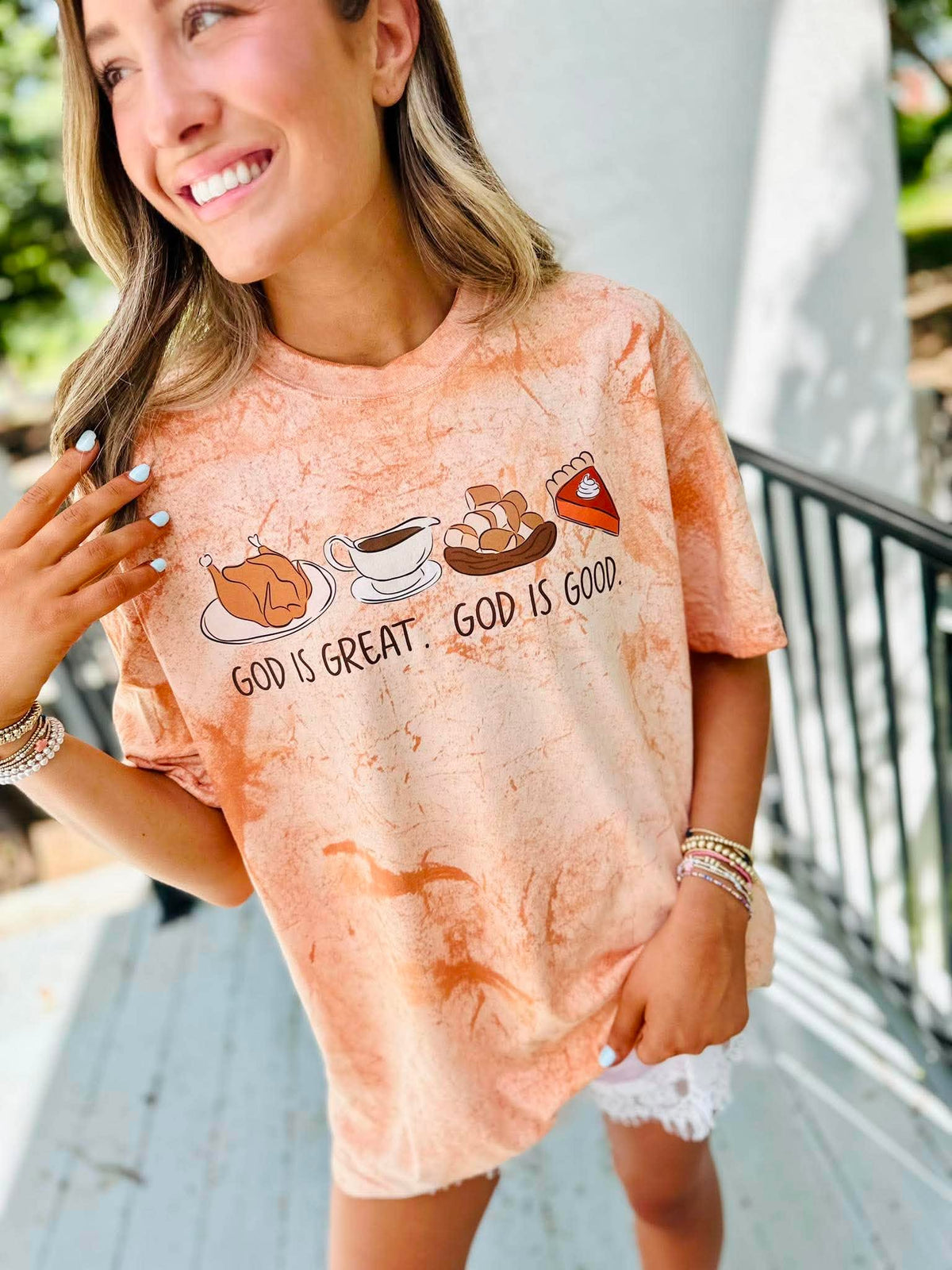 God Is Great Umber Graphic Tee