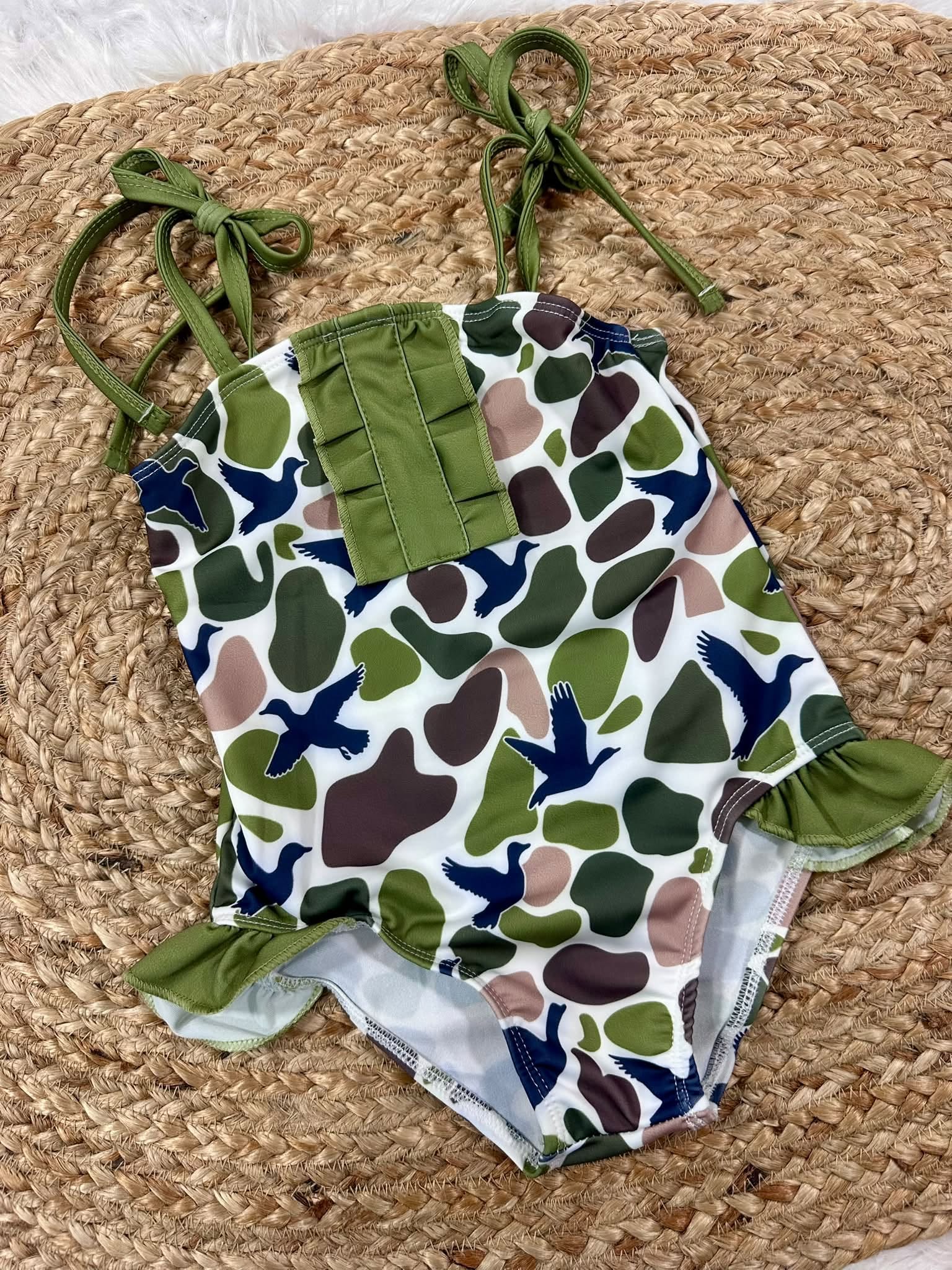 Girls Mallard Swim Suit
