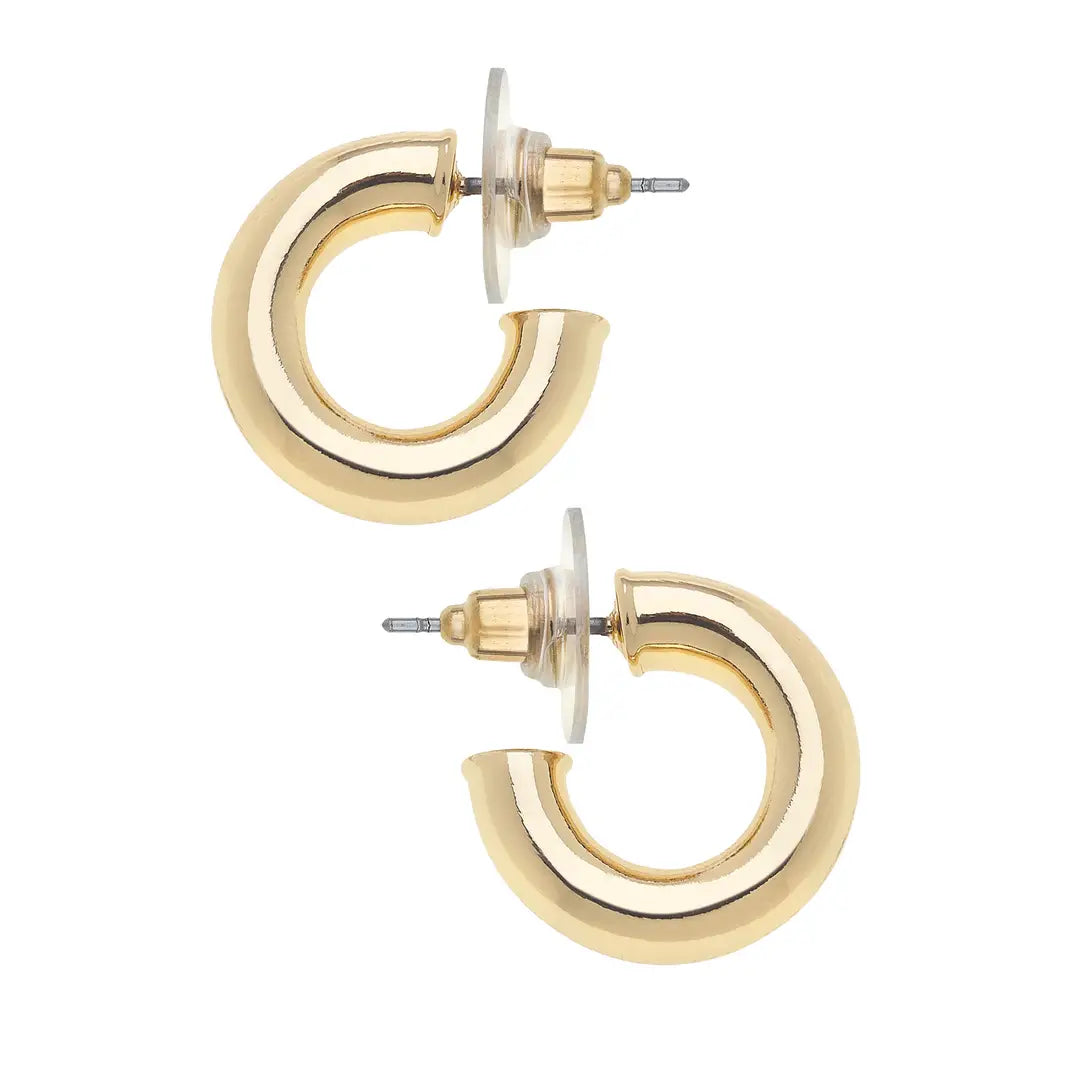 Coraline Gold Hoop Earrings