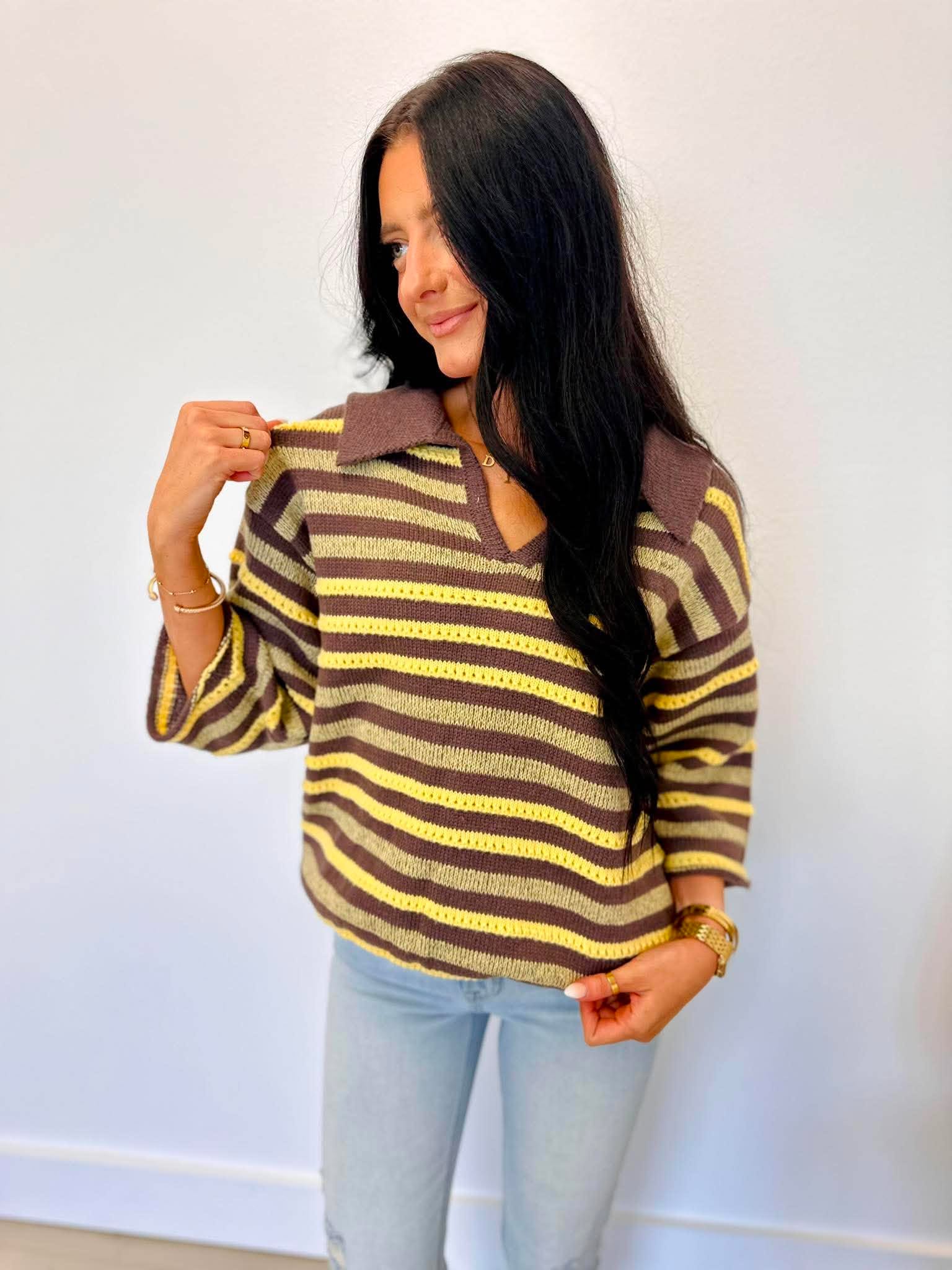 Aspen Striped Sweater