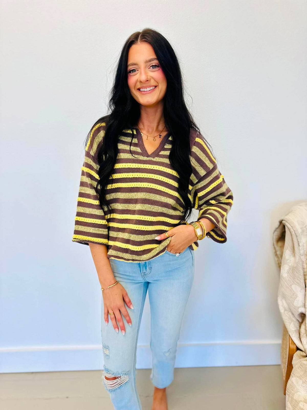 Aspen Striped Sweater