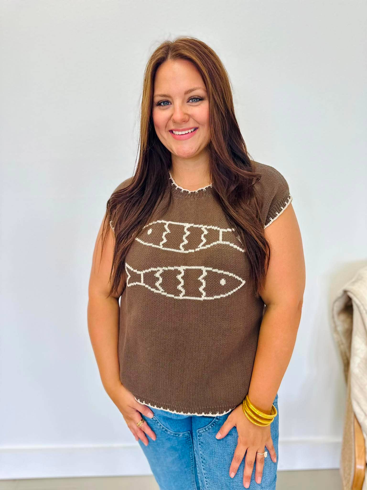 Double Catch Knit Top