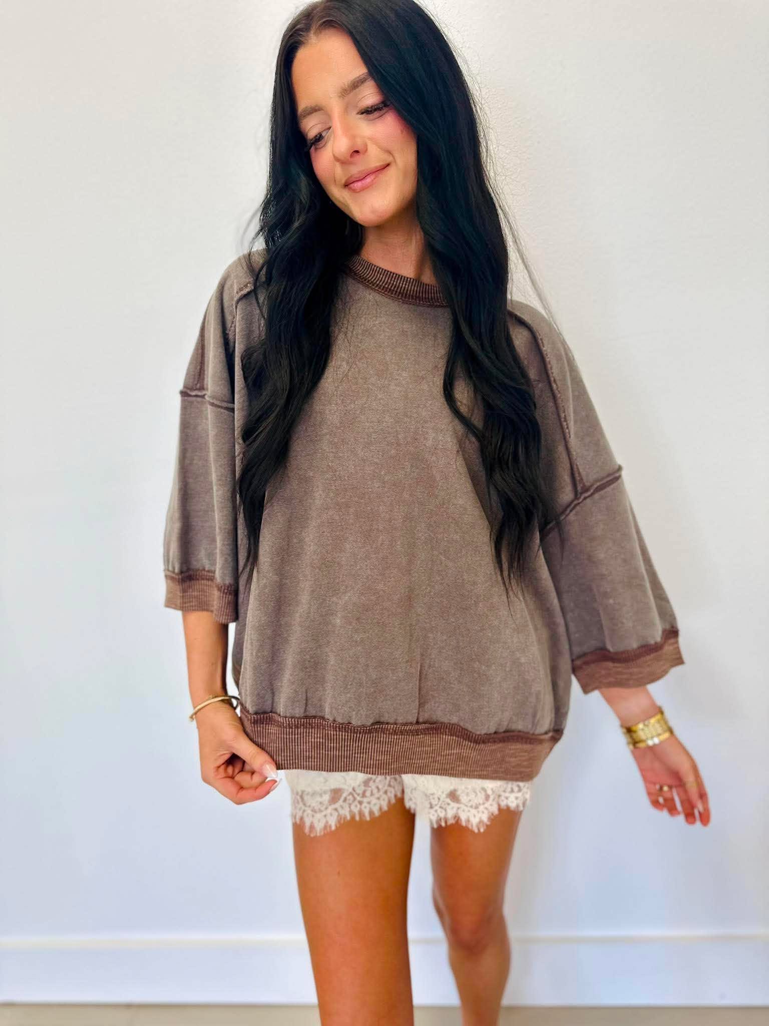 Afternoon Daydream Oversized Top