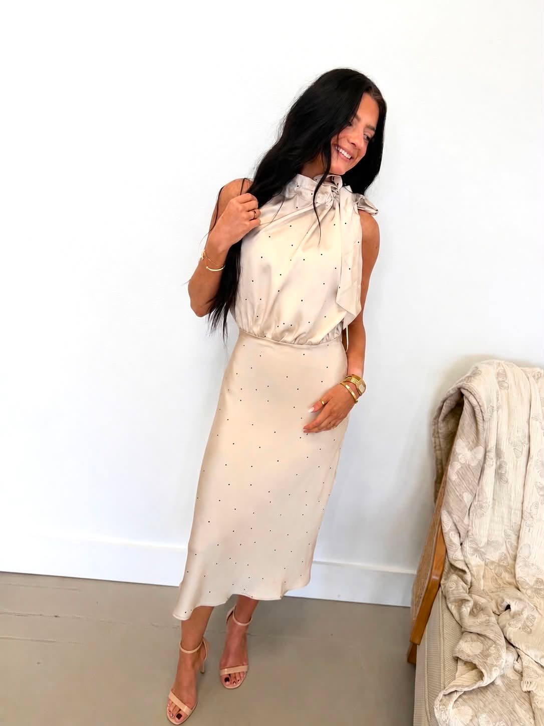 Timeless Polka Dot Dress