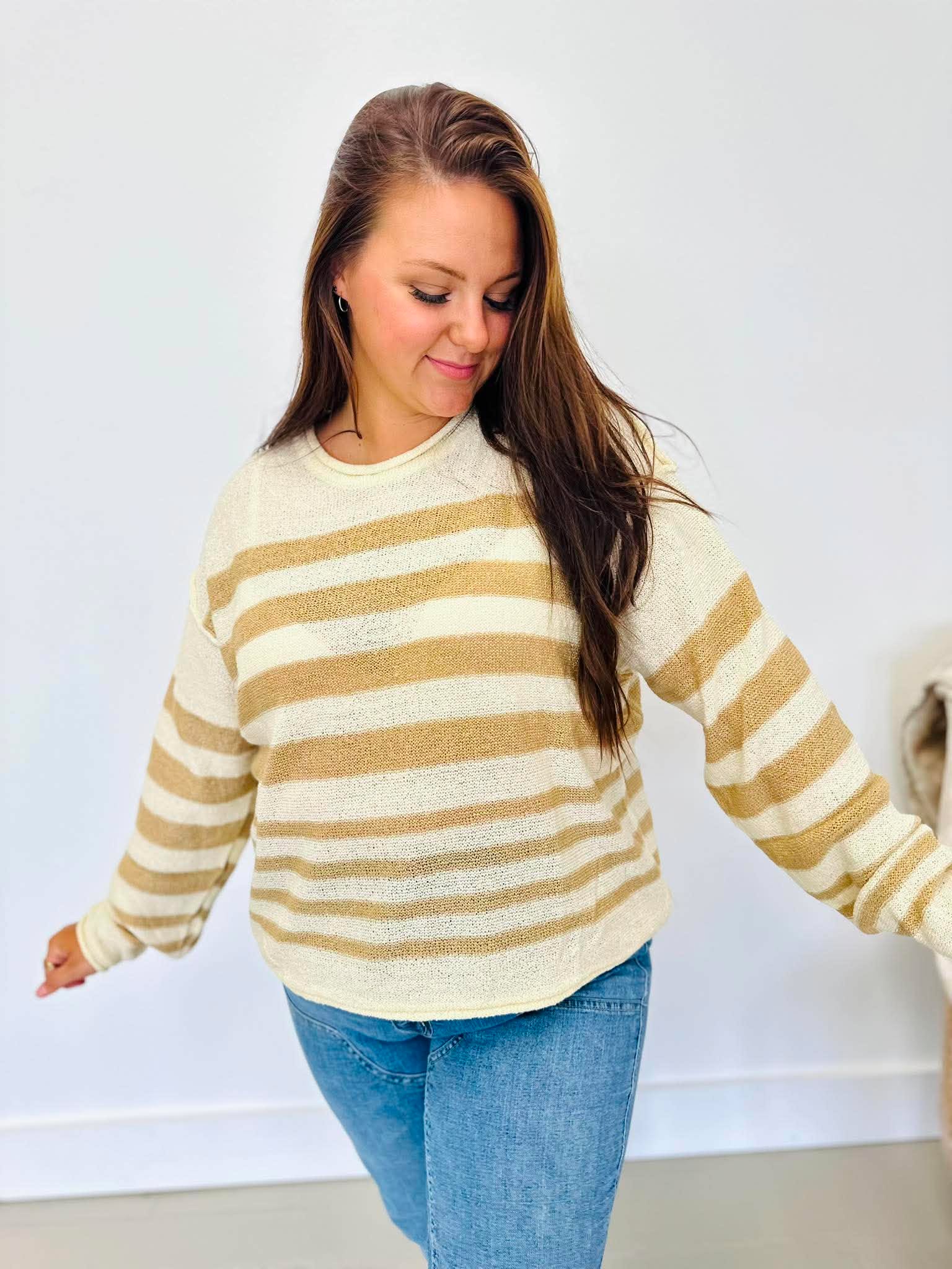 Cool Breeze Striped Sweater