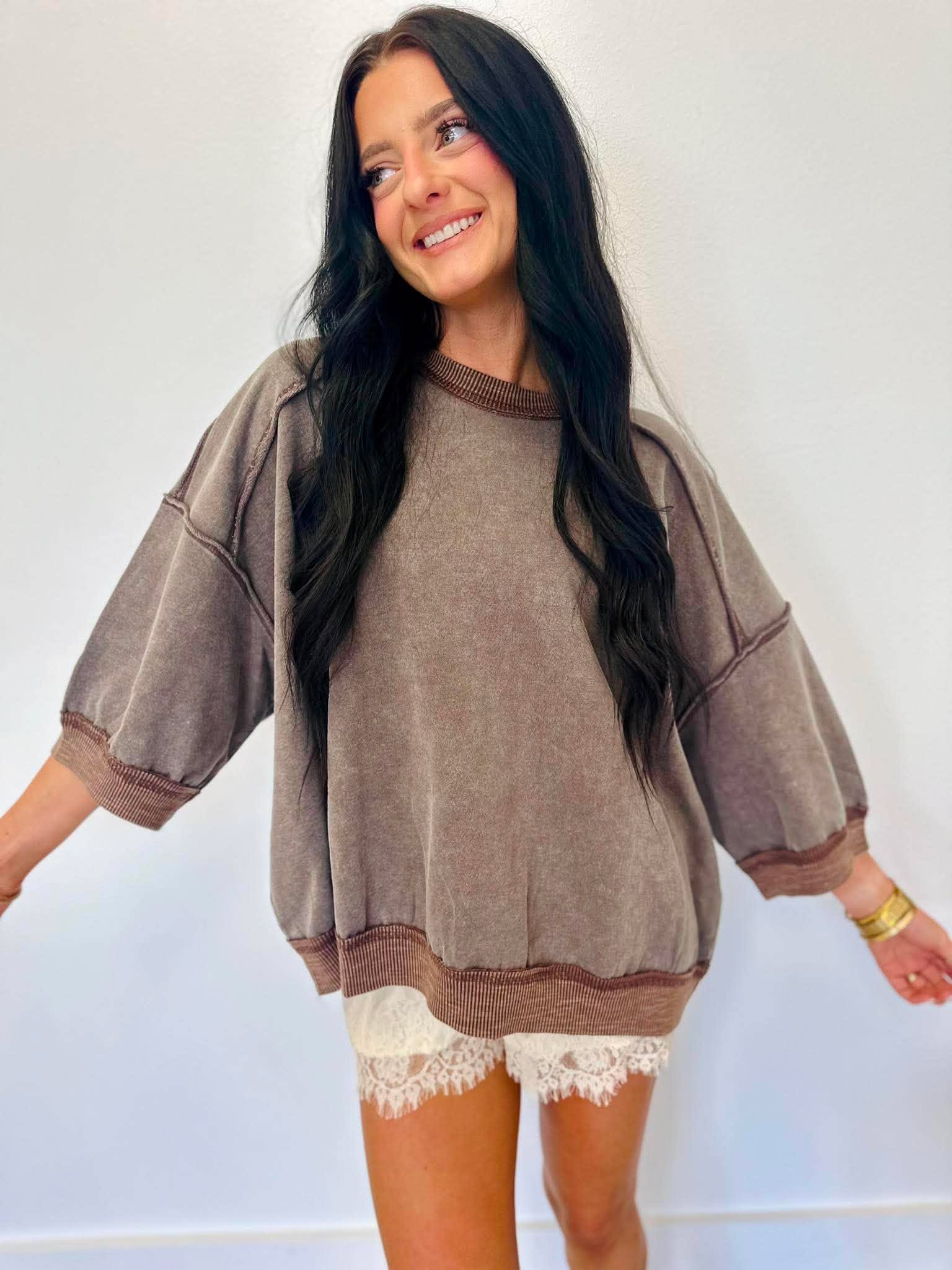 Afternoon Daydream Oversized Top