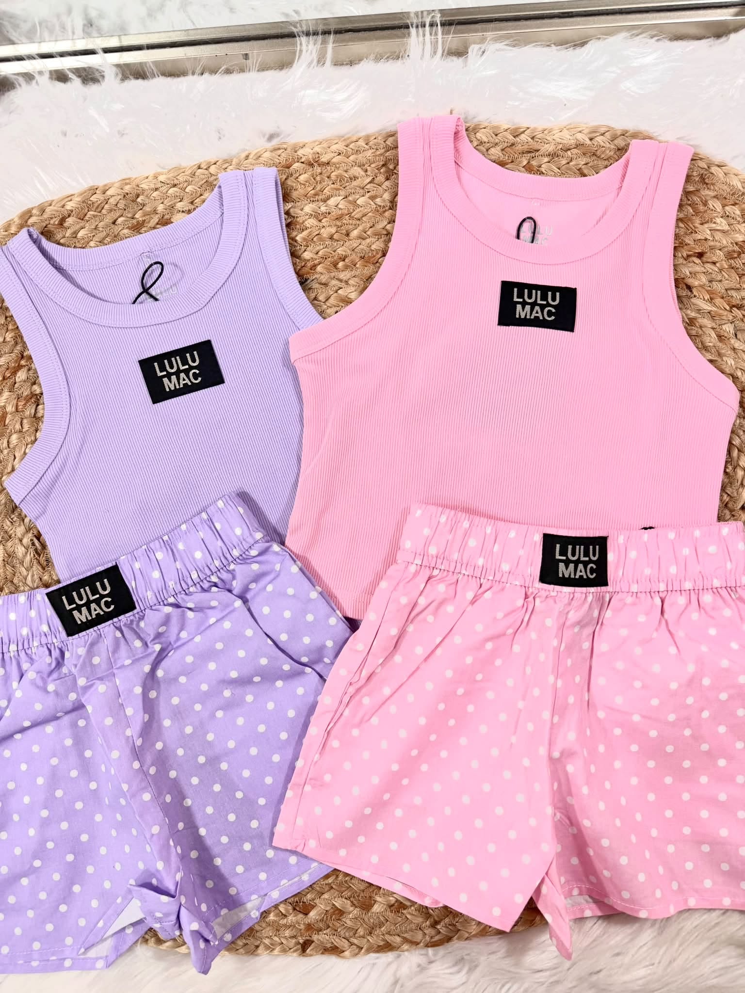 Lulu Mac Toddler Tanks/Shorts
