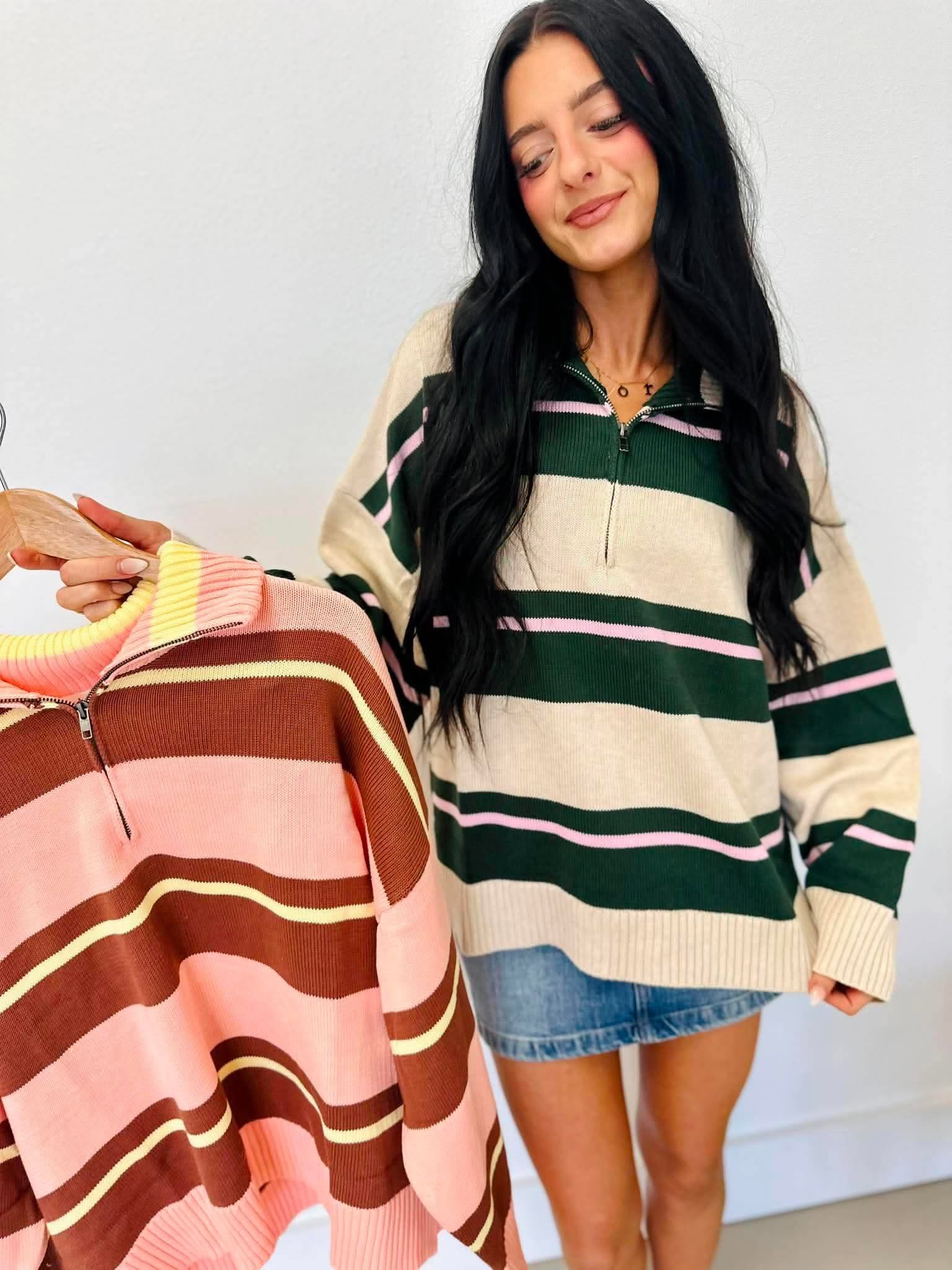 Weekend Wanderer Striped Sweater