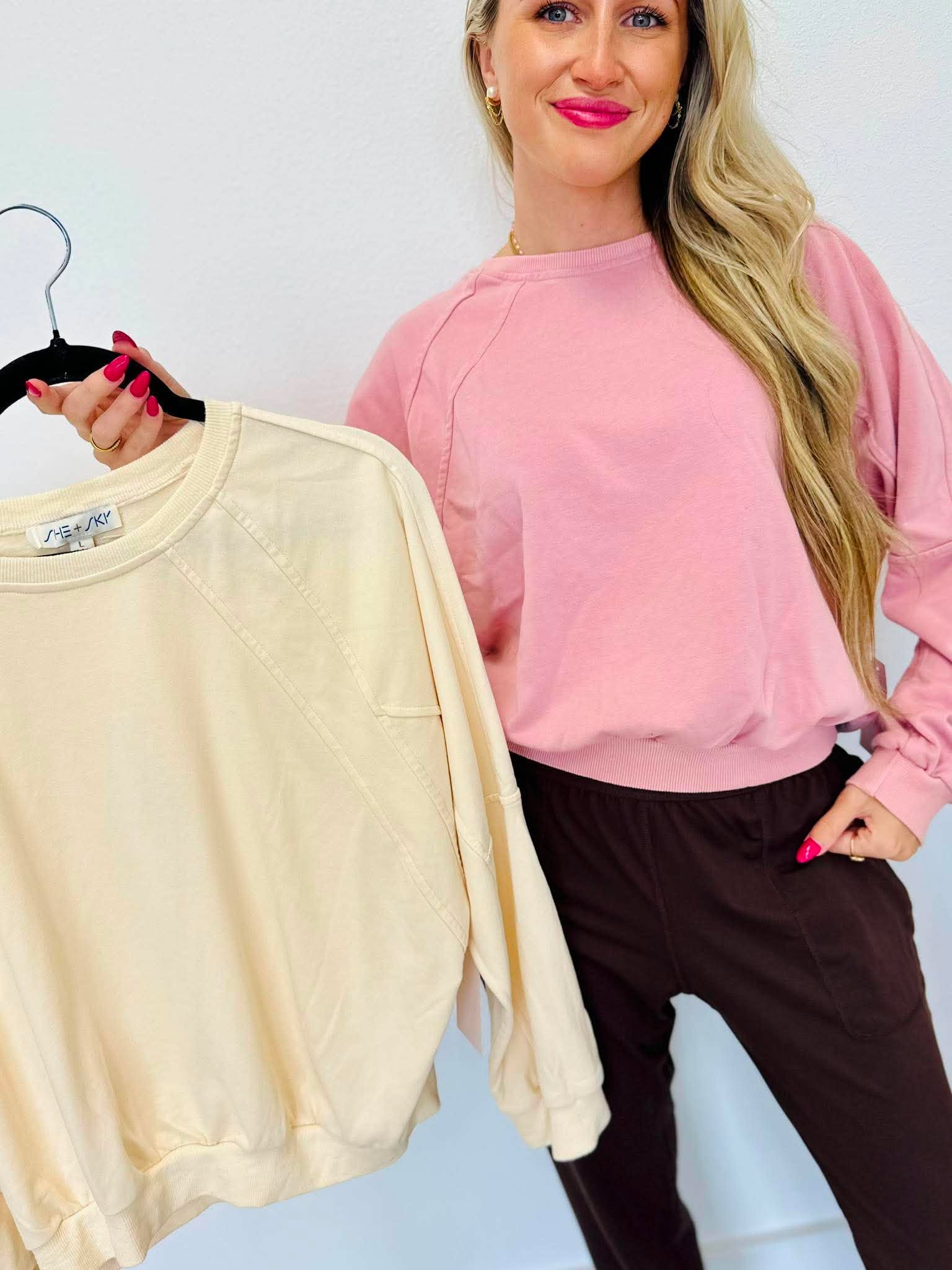 For Keep Contrast Sweatshirt