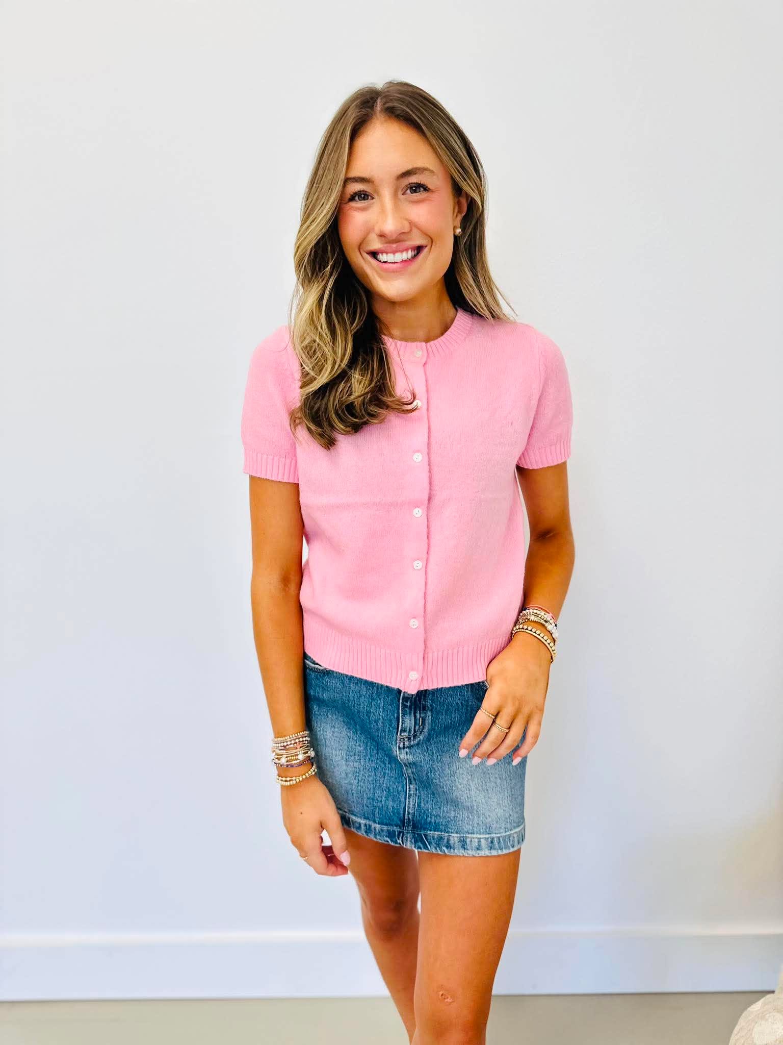 Cozy Cotton Button Down Sweater