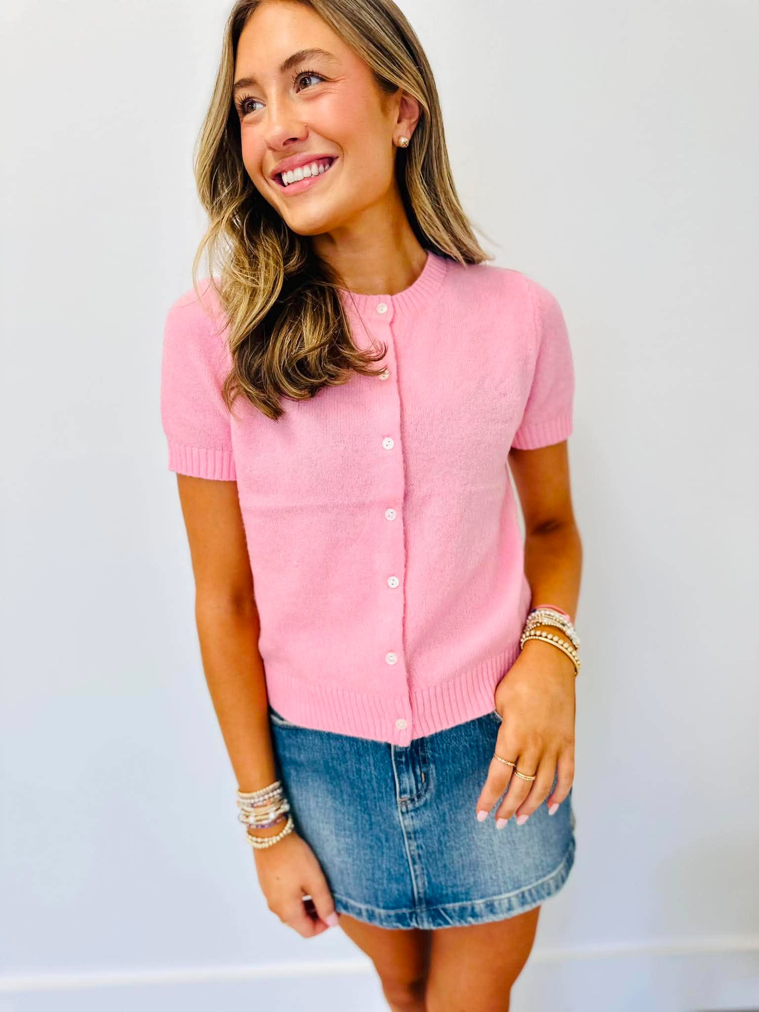 Cozy Cotton Button Down Sweater
