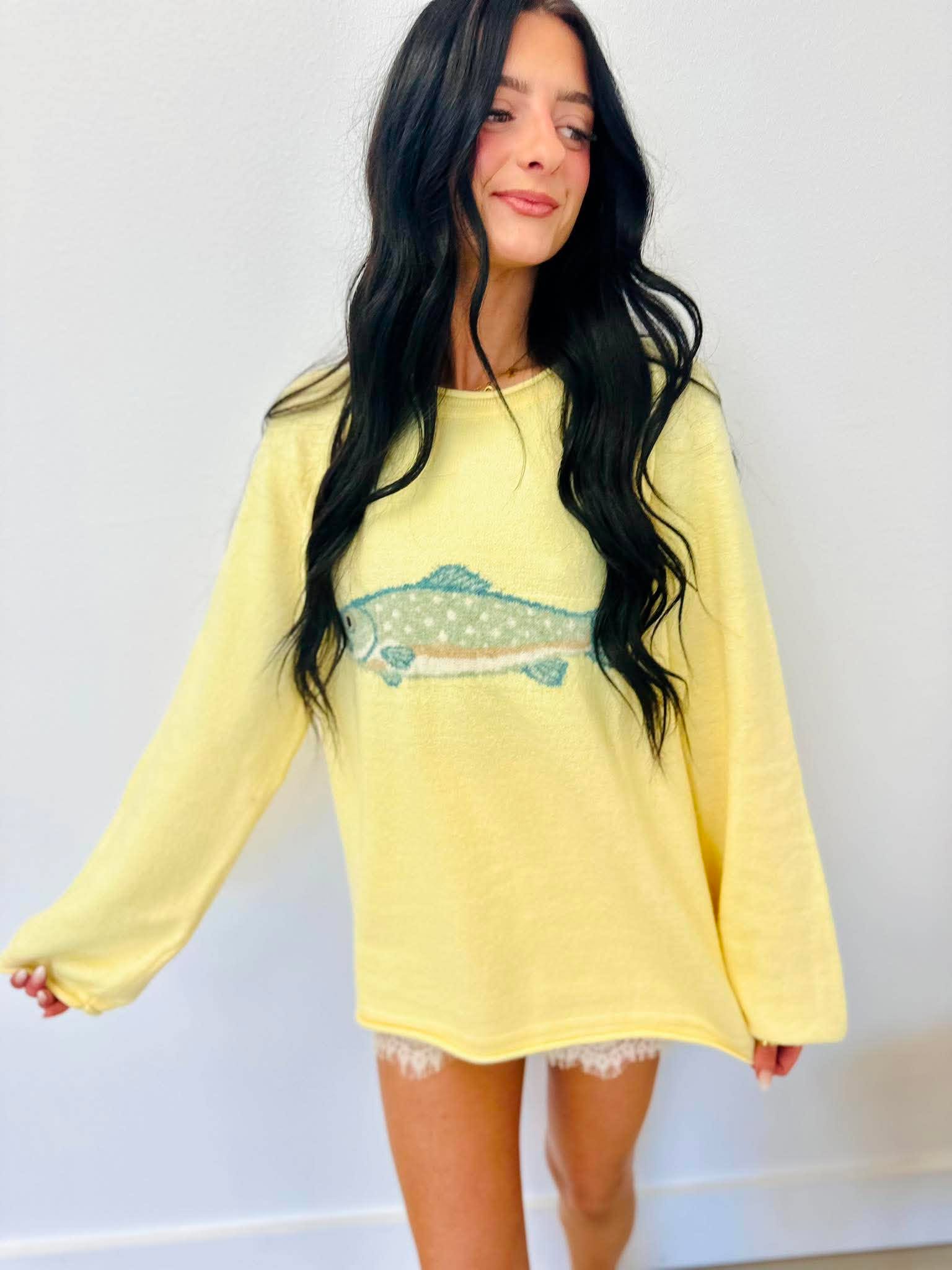 Lucky Catch Knit Sweater
