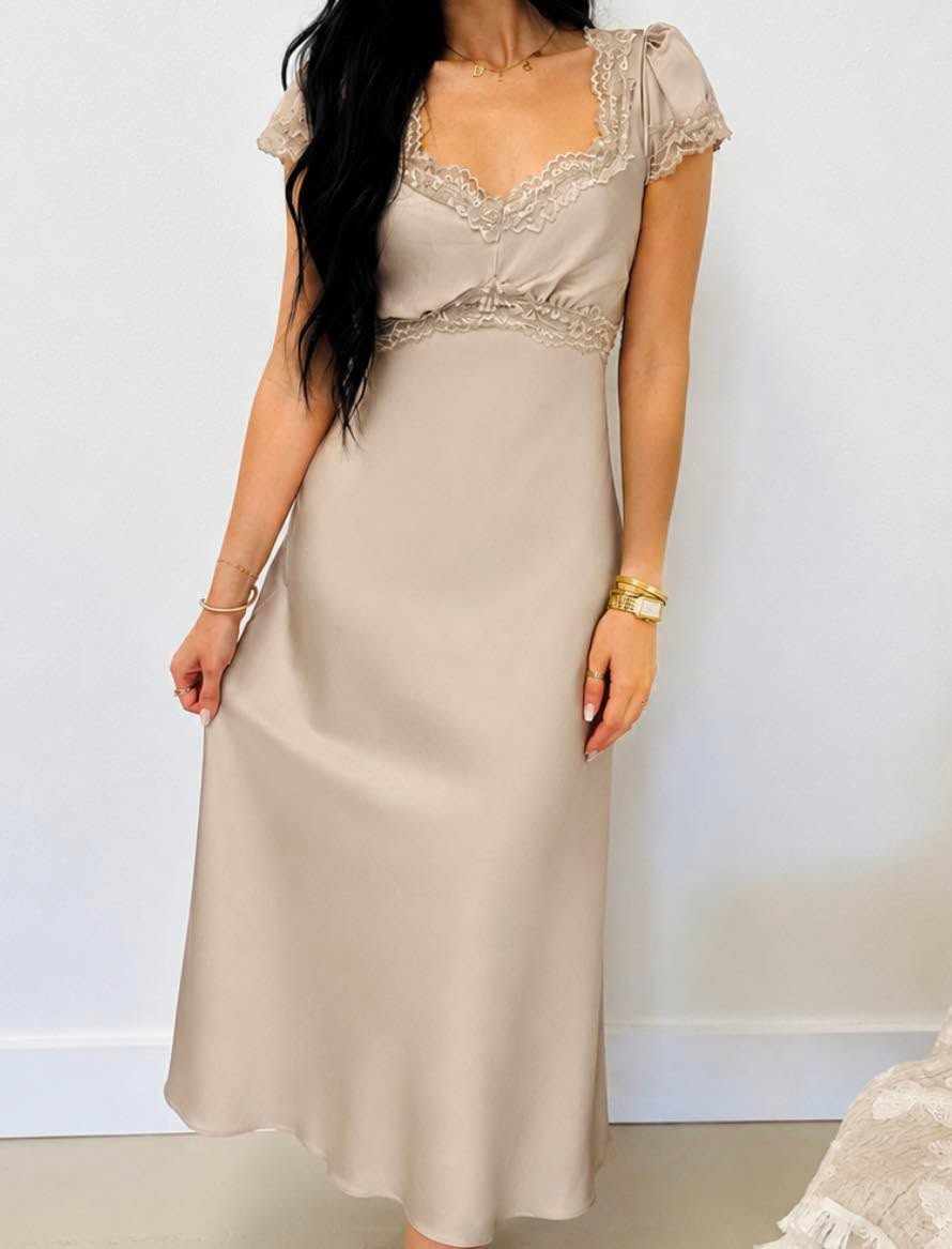 Elegant Season Midi Dress