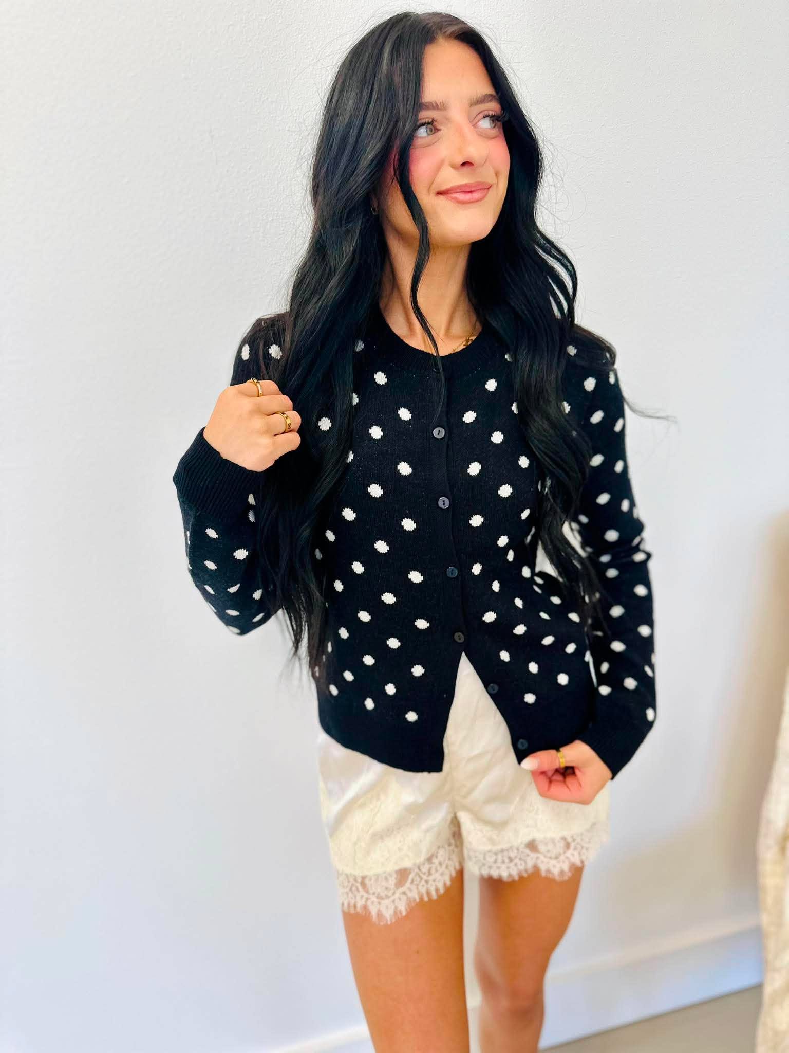 Polka & Pearl Cardigan