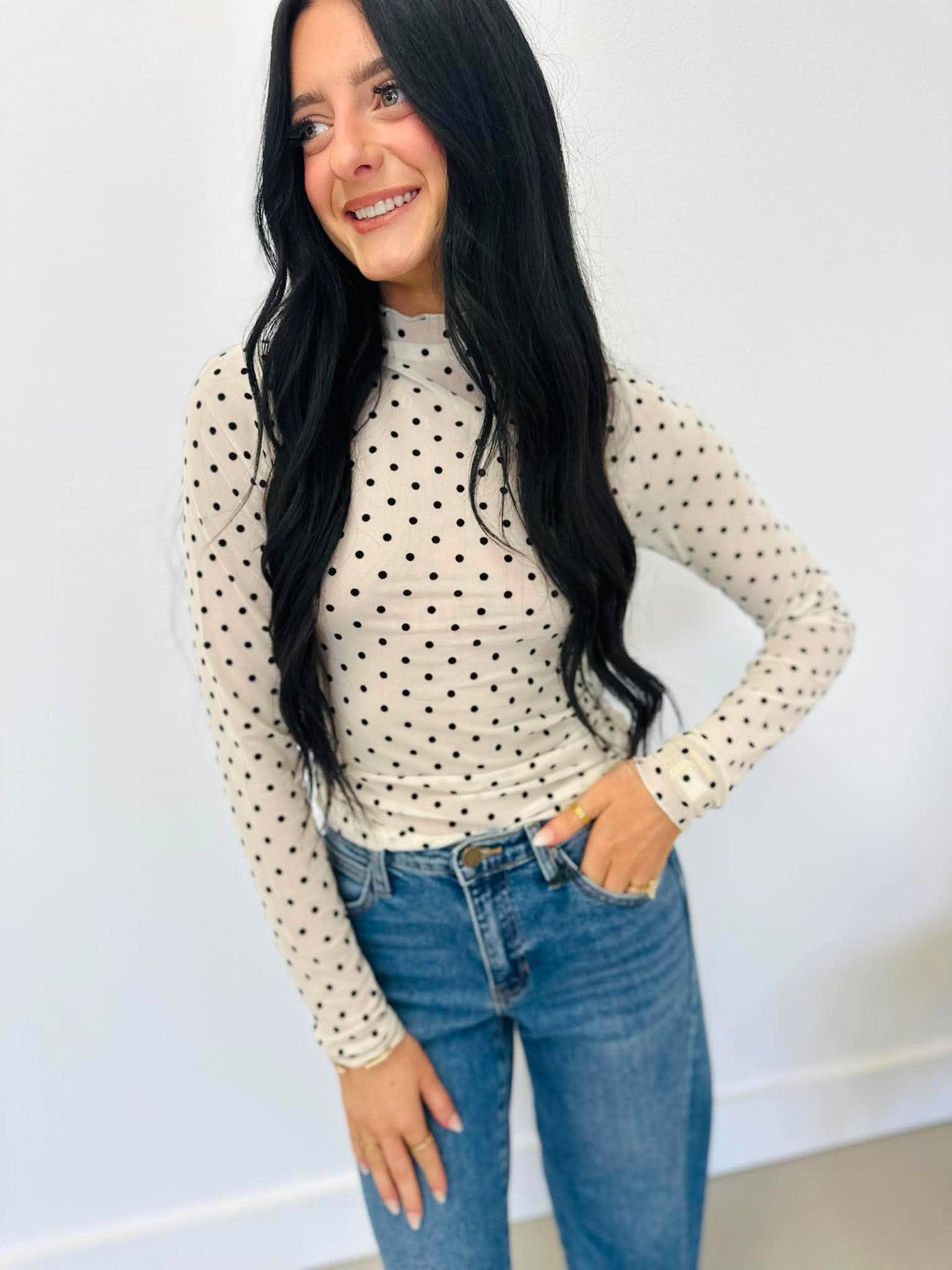 Dot To Dot Undershirt Top