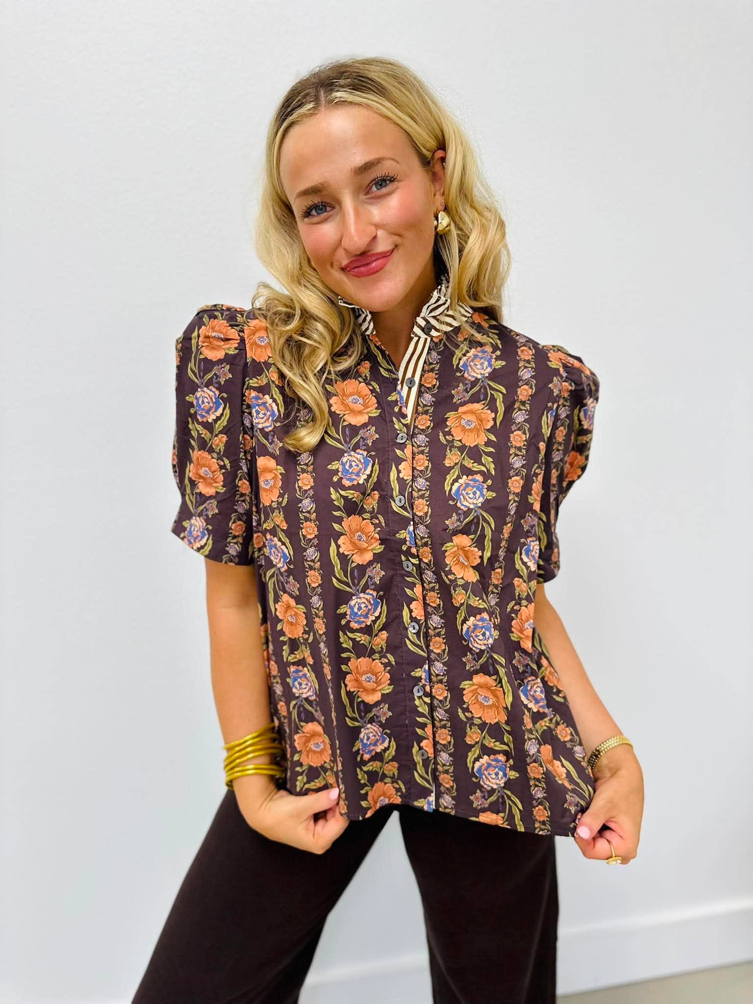 Autumn Bloom Blossom Blouse