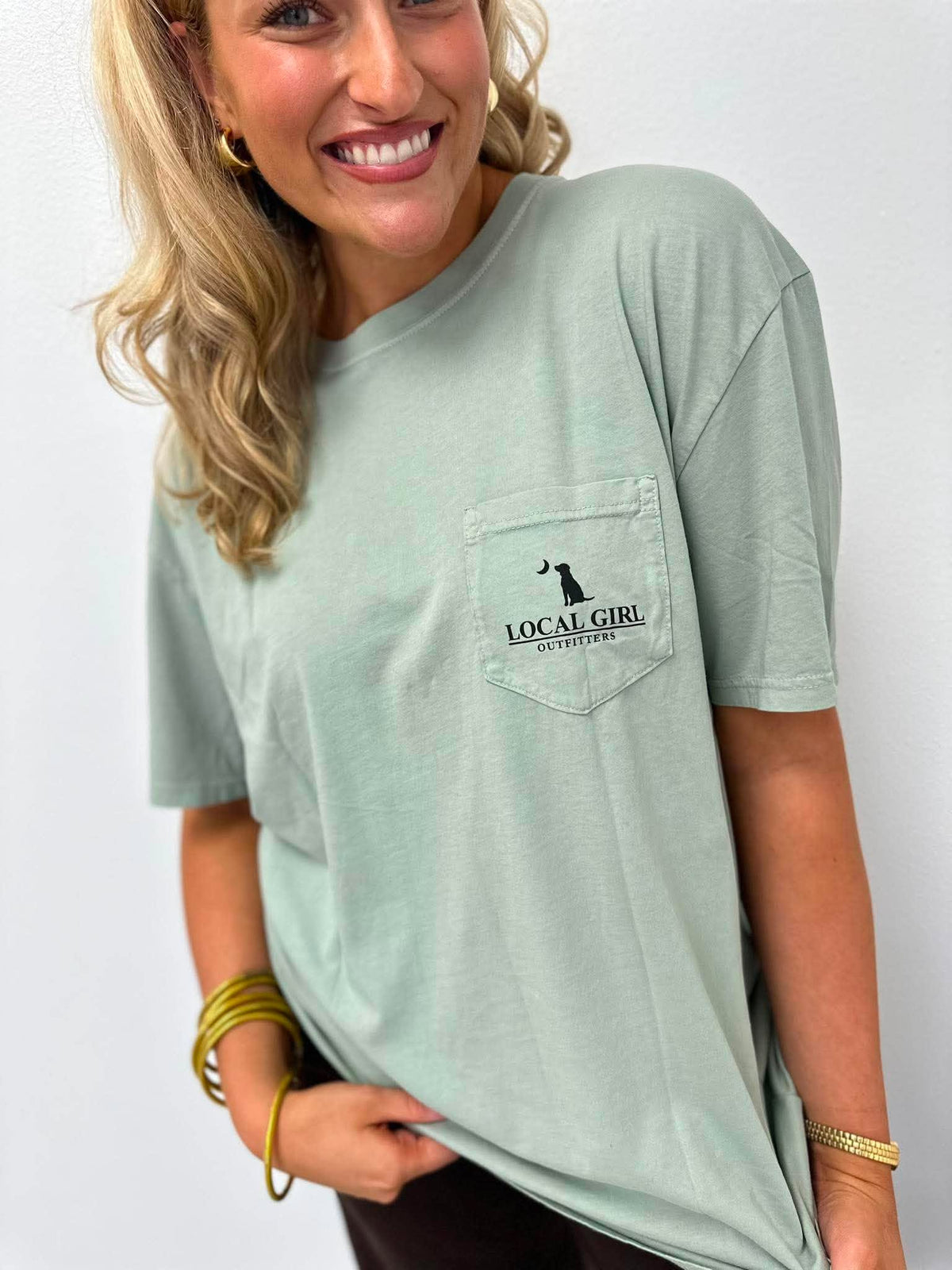 Local Girl Founder's Flag Forest Camo Desert T-Shirt