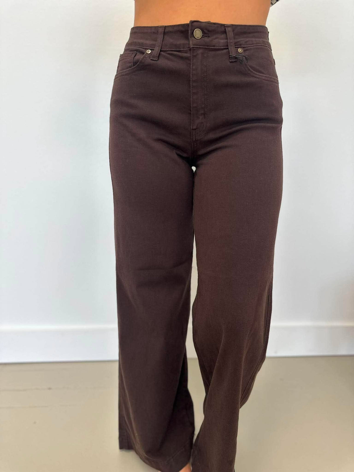 Right On Point Brown Jeans