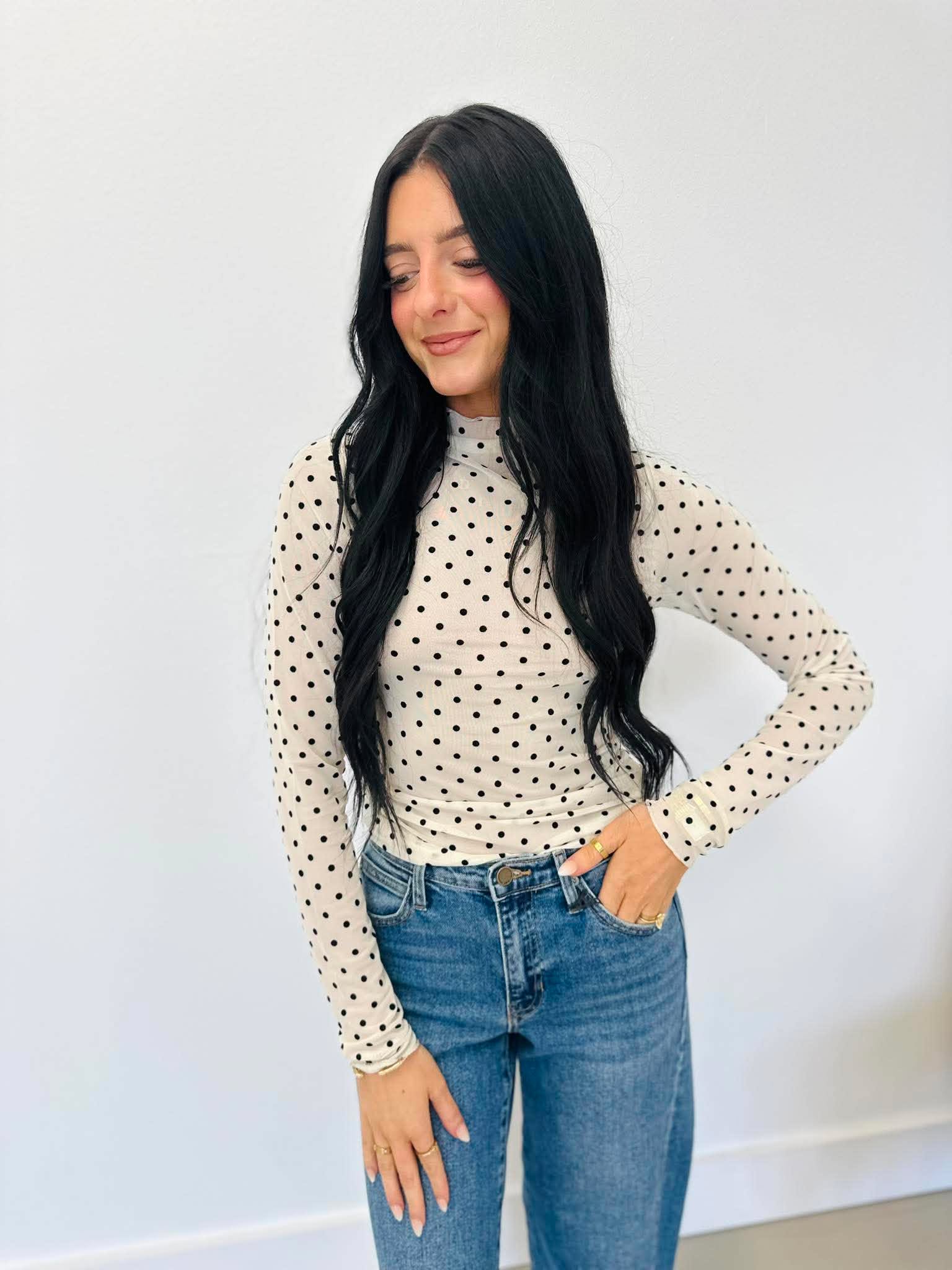 Dot To Dot Undershirt Top