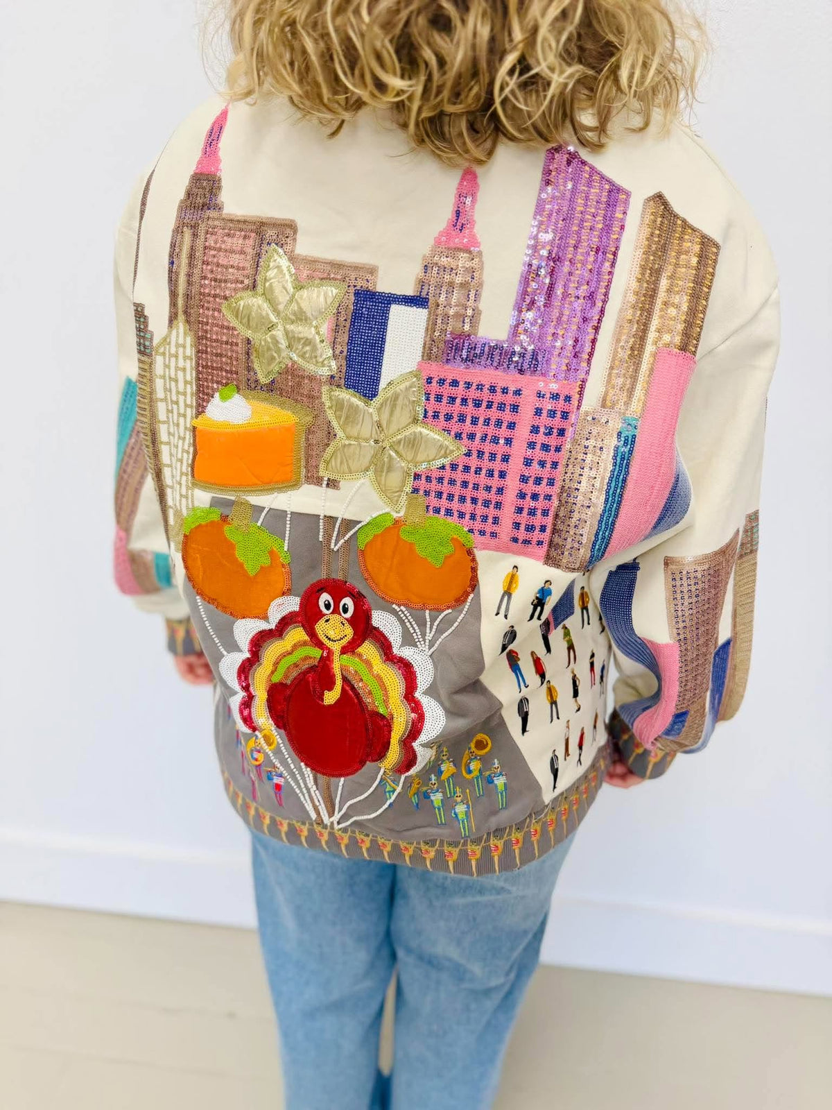 Queen Of Sparkles Multi Thanksgiving Day Parade Sweatshirt