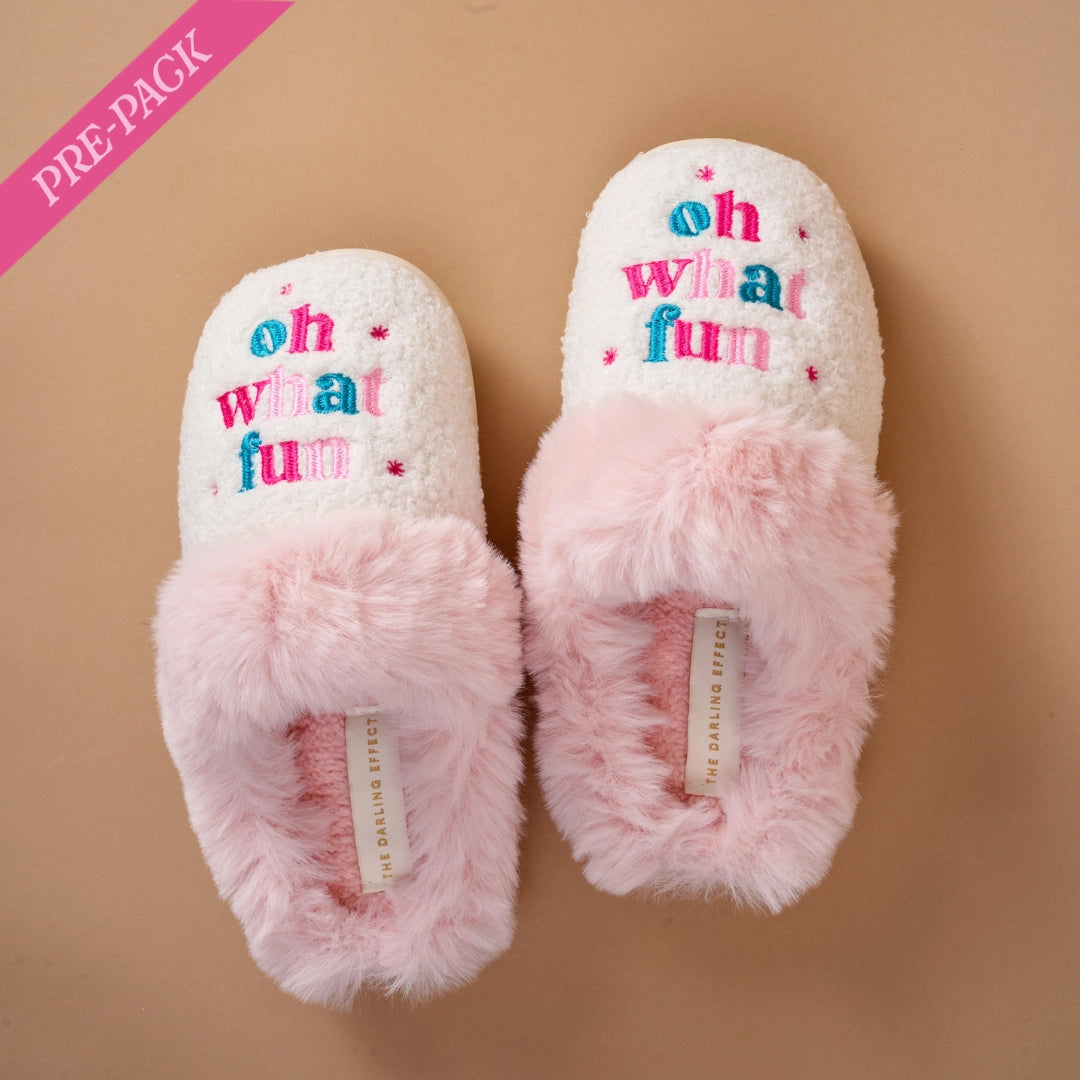 Dreamy Daze Slippers - Oh What Fun