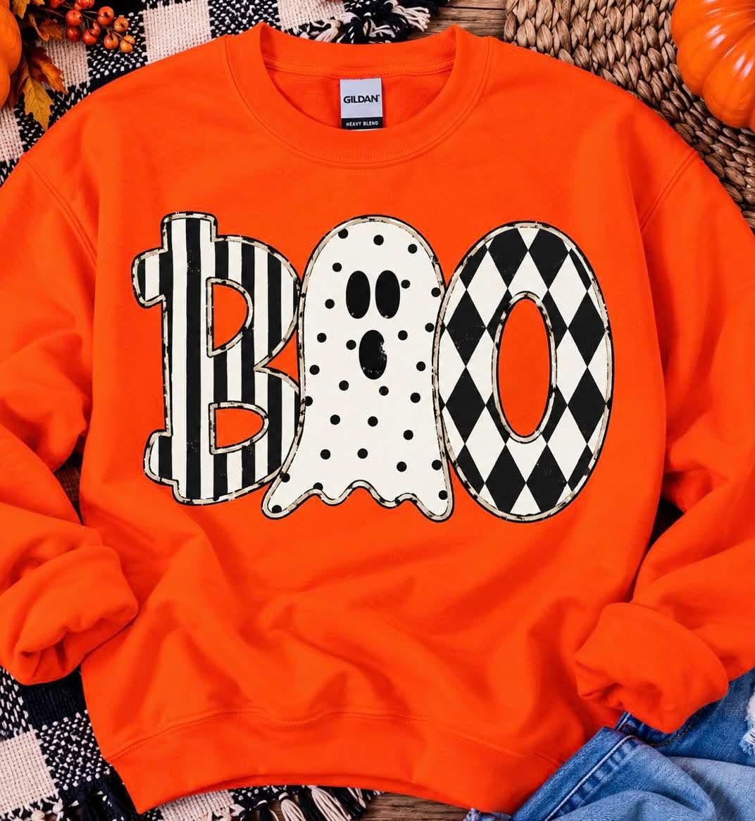 BOO sweatshirt