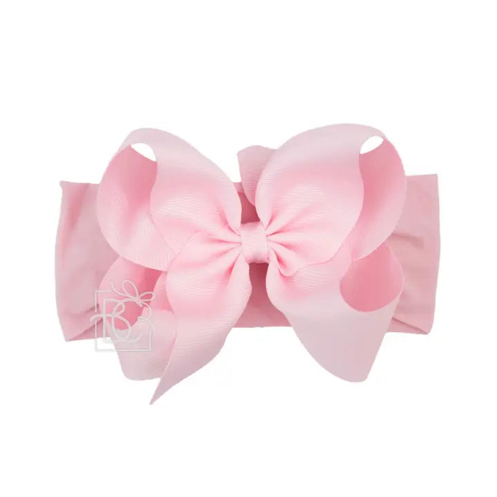 5.5" Wide Pantyhose Headband - Pink