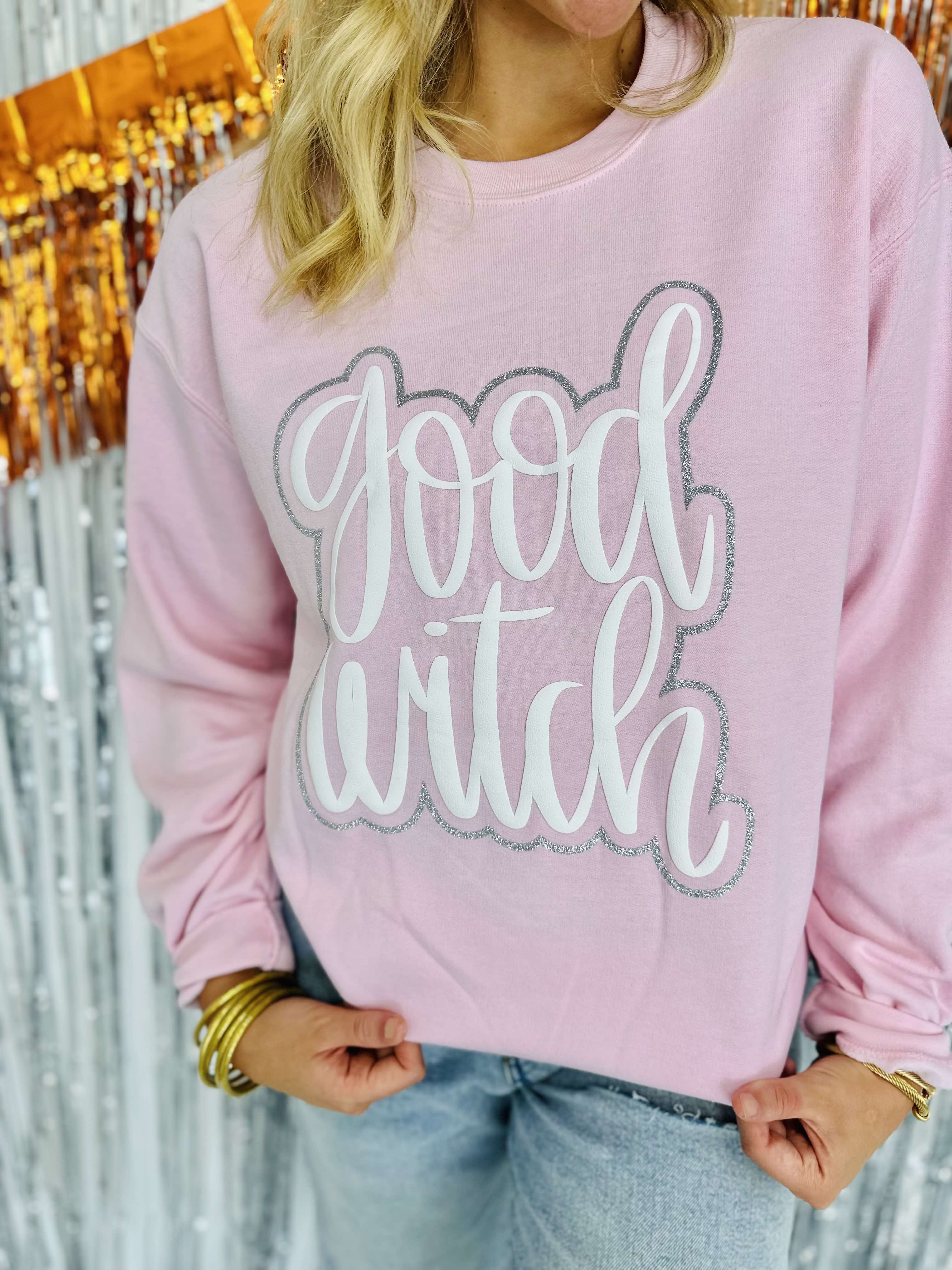 Good Witch Light Pink Sweatshirt