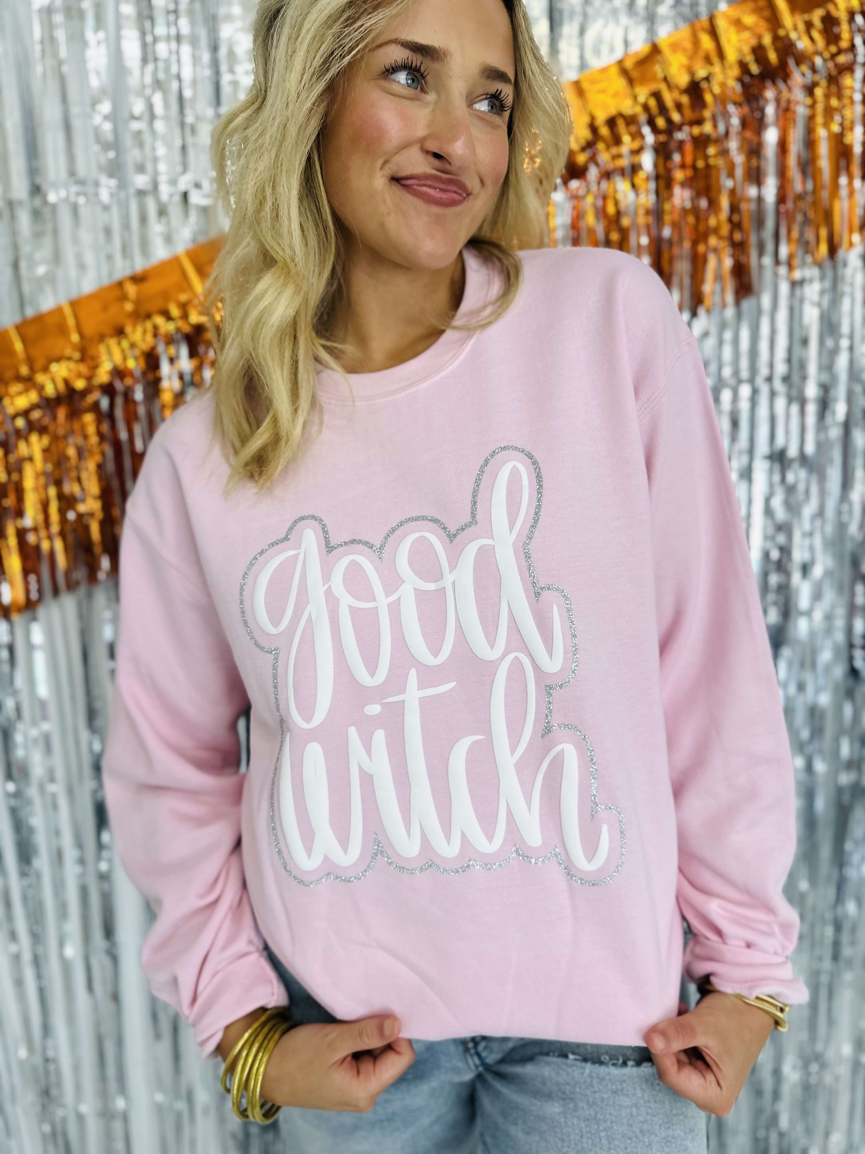 Good Witch Light Pink Sweatshirt