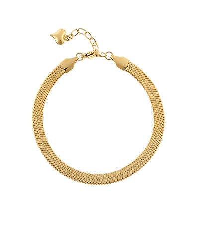 Herringbone Gold Bracelet