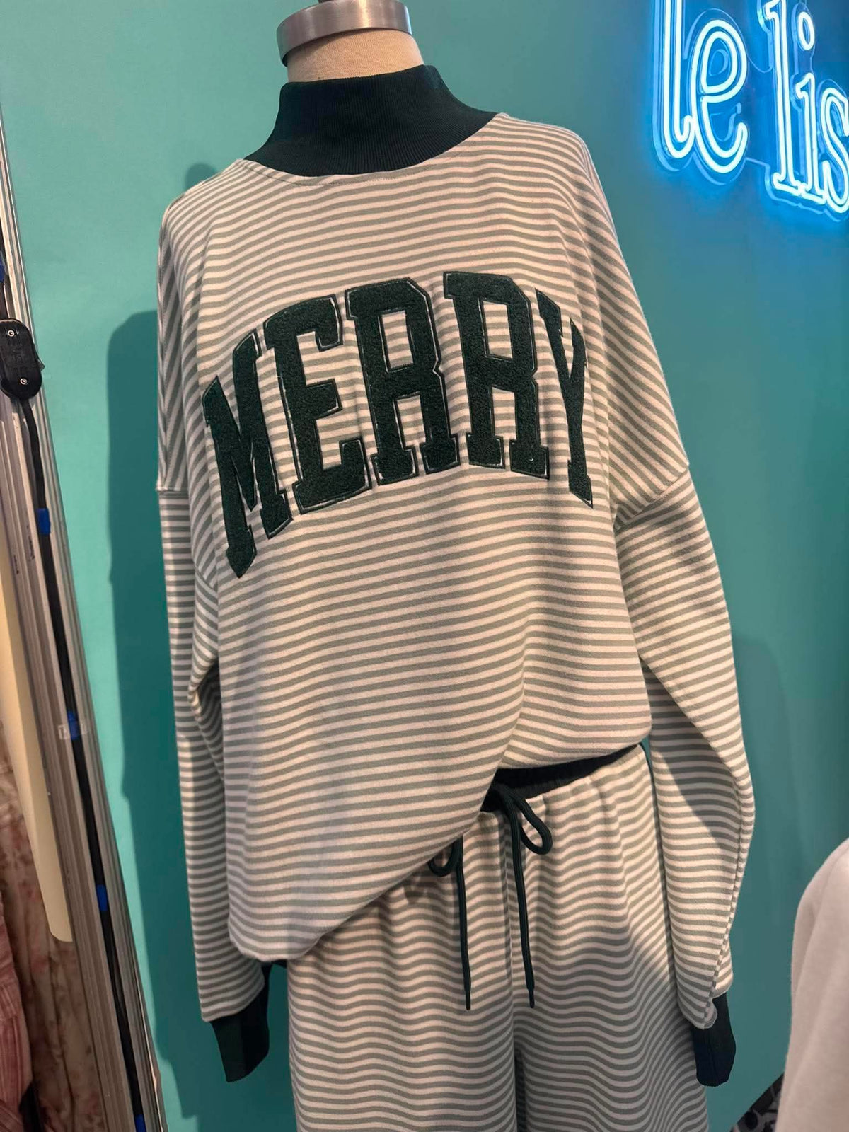 Merry Season Striped Pants
