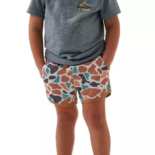 Burlebo Youth Swim Trunks - Bayside Camo