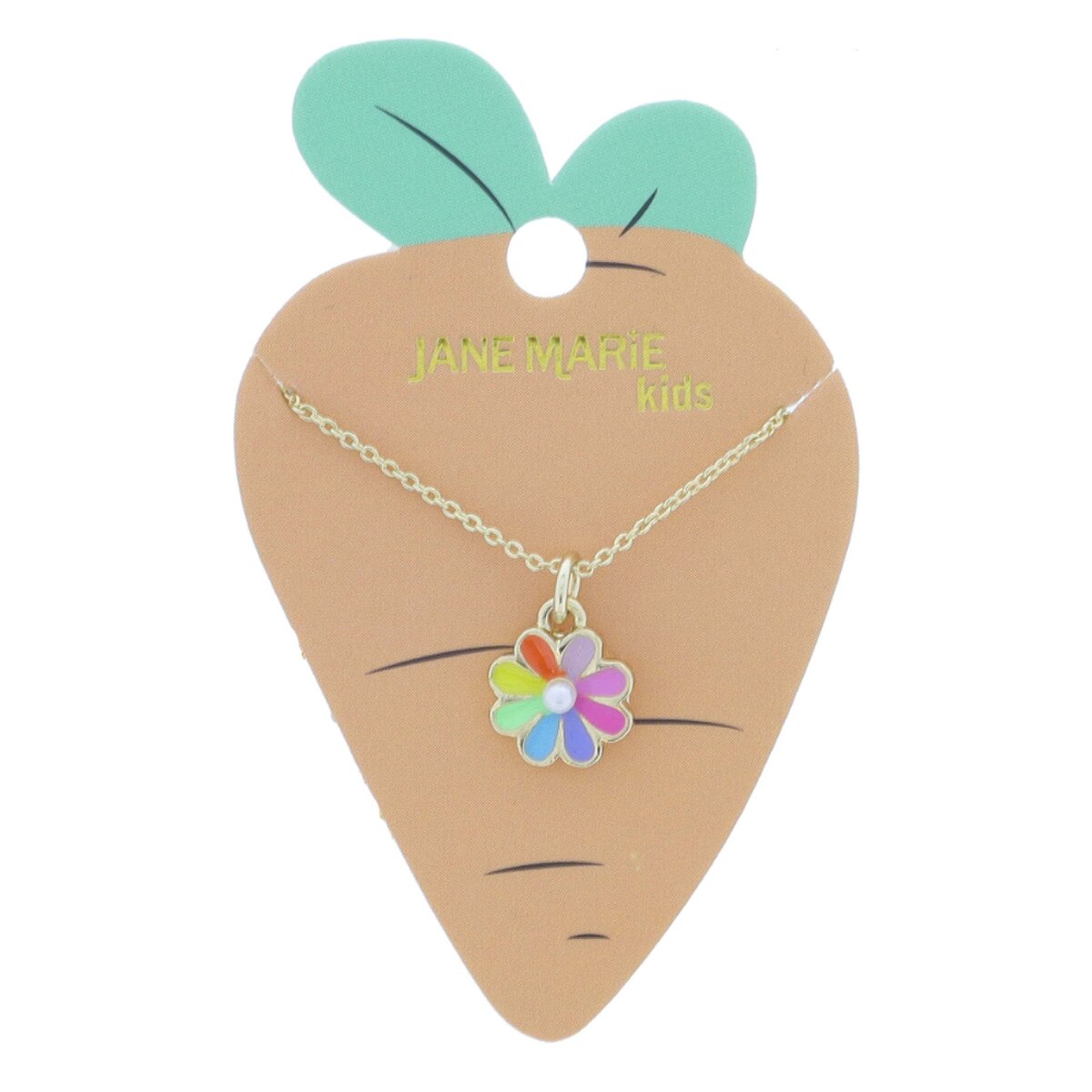 Jane Marie Kid's Rainbow Flower Necklace