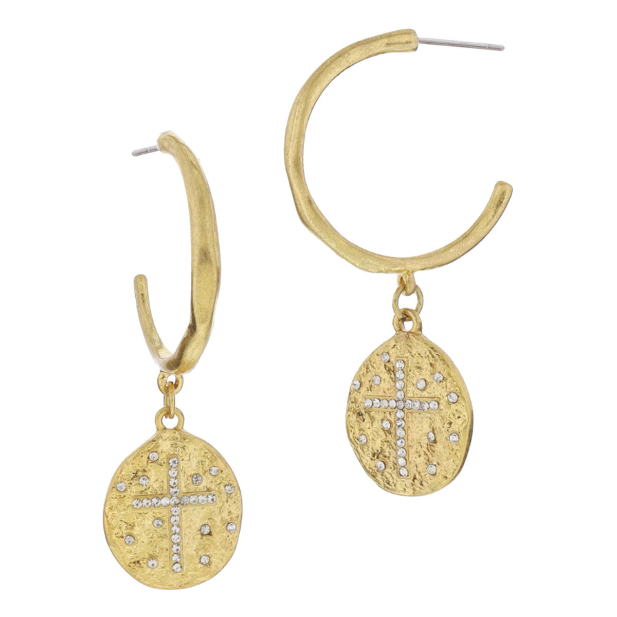 Circle Gold Hoop Earrings