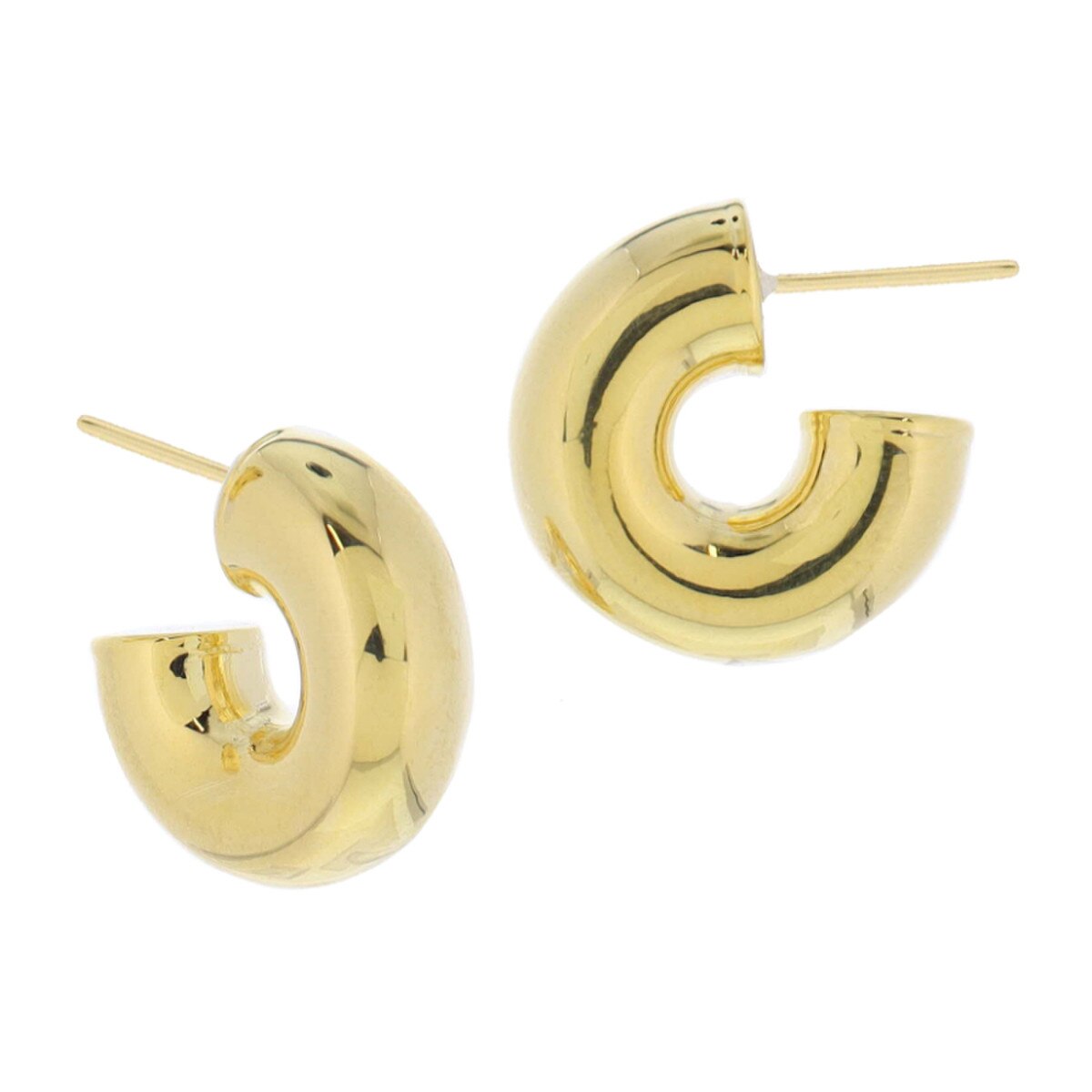 Jane Marie Gold Chunky Hoops