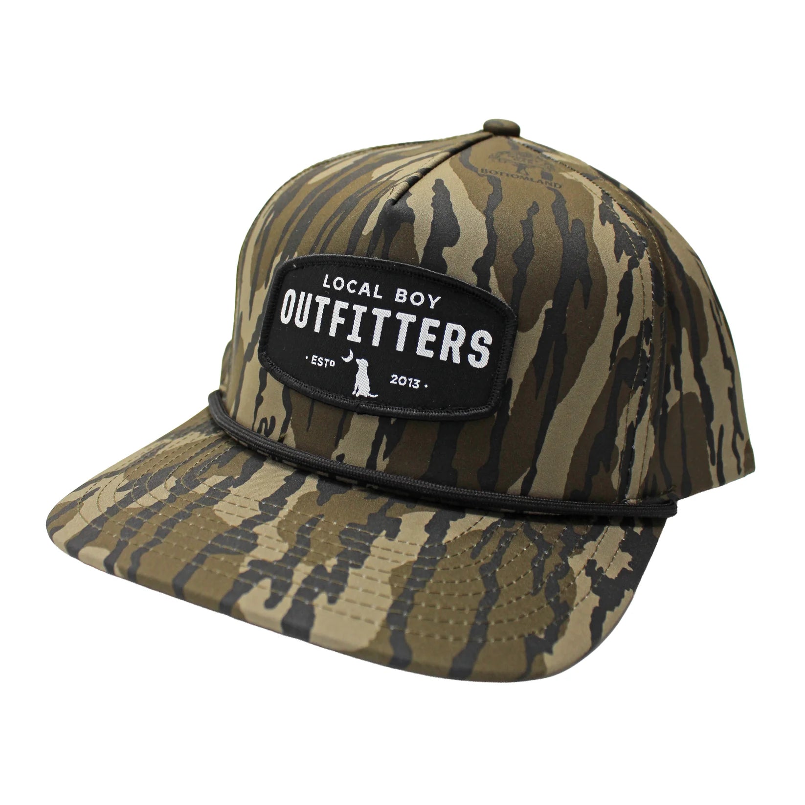 Youth Woven Patch High Crown Rope Hat - Original Bottomland