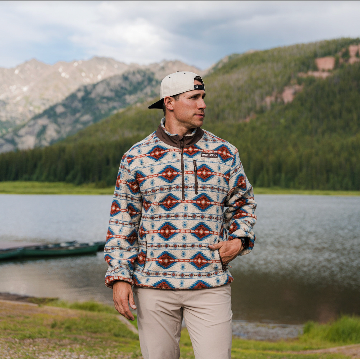 Burlebo Mountain Fleece Sherpa - Arizona Aztec