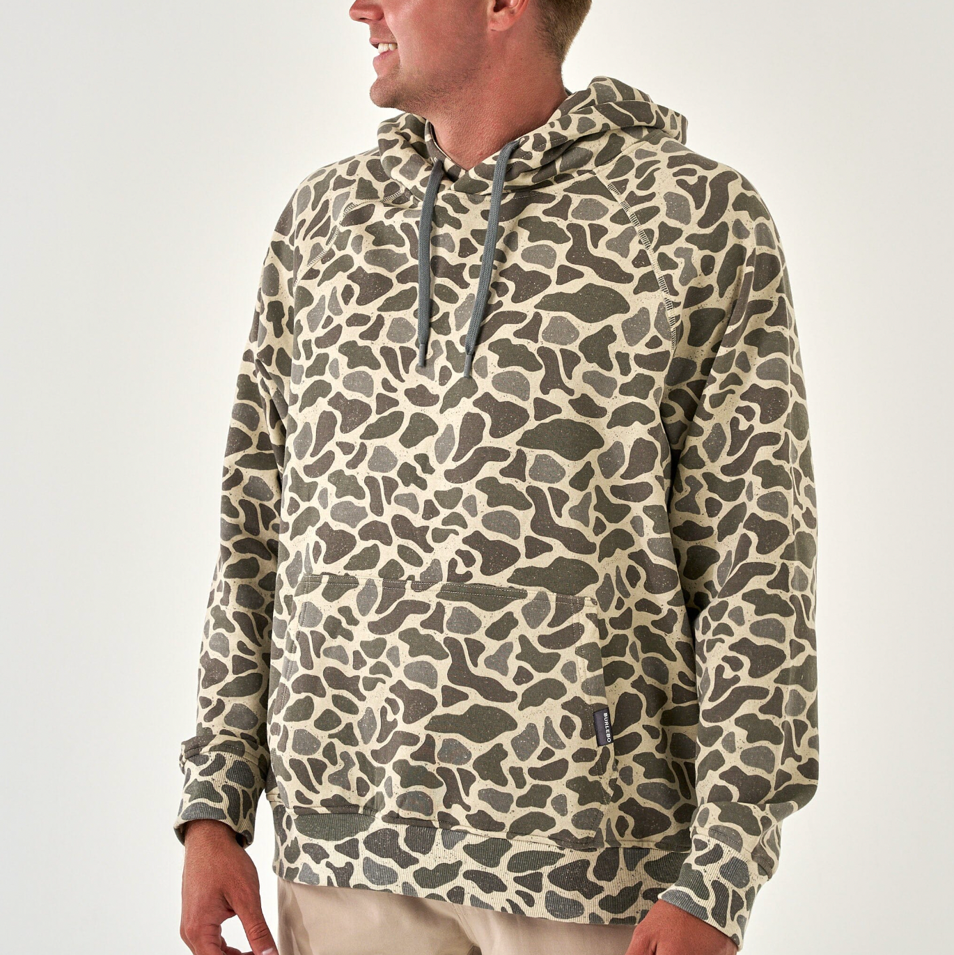 Burlebo  Fleece Hoodie - Classic Deer Camo