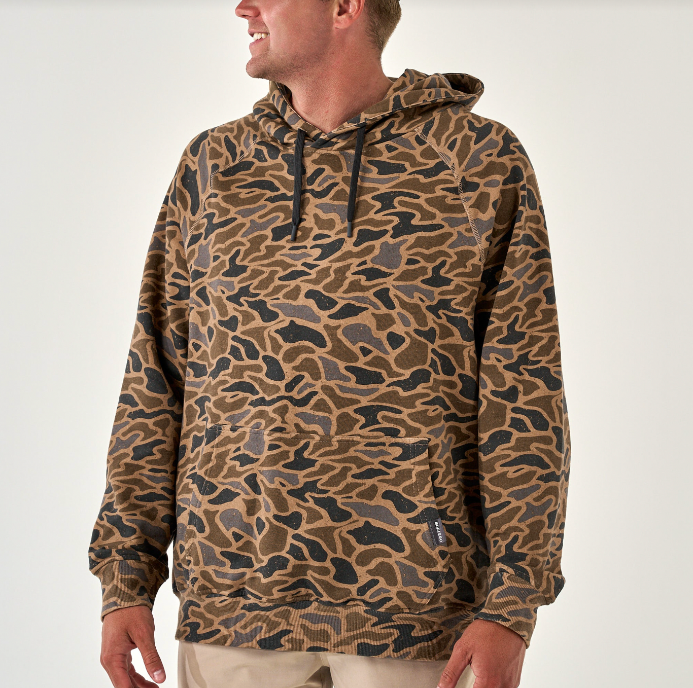Burlebo  Fleece Hoodie - Gauge Camo