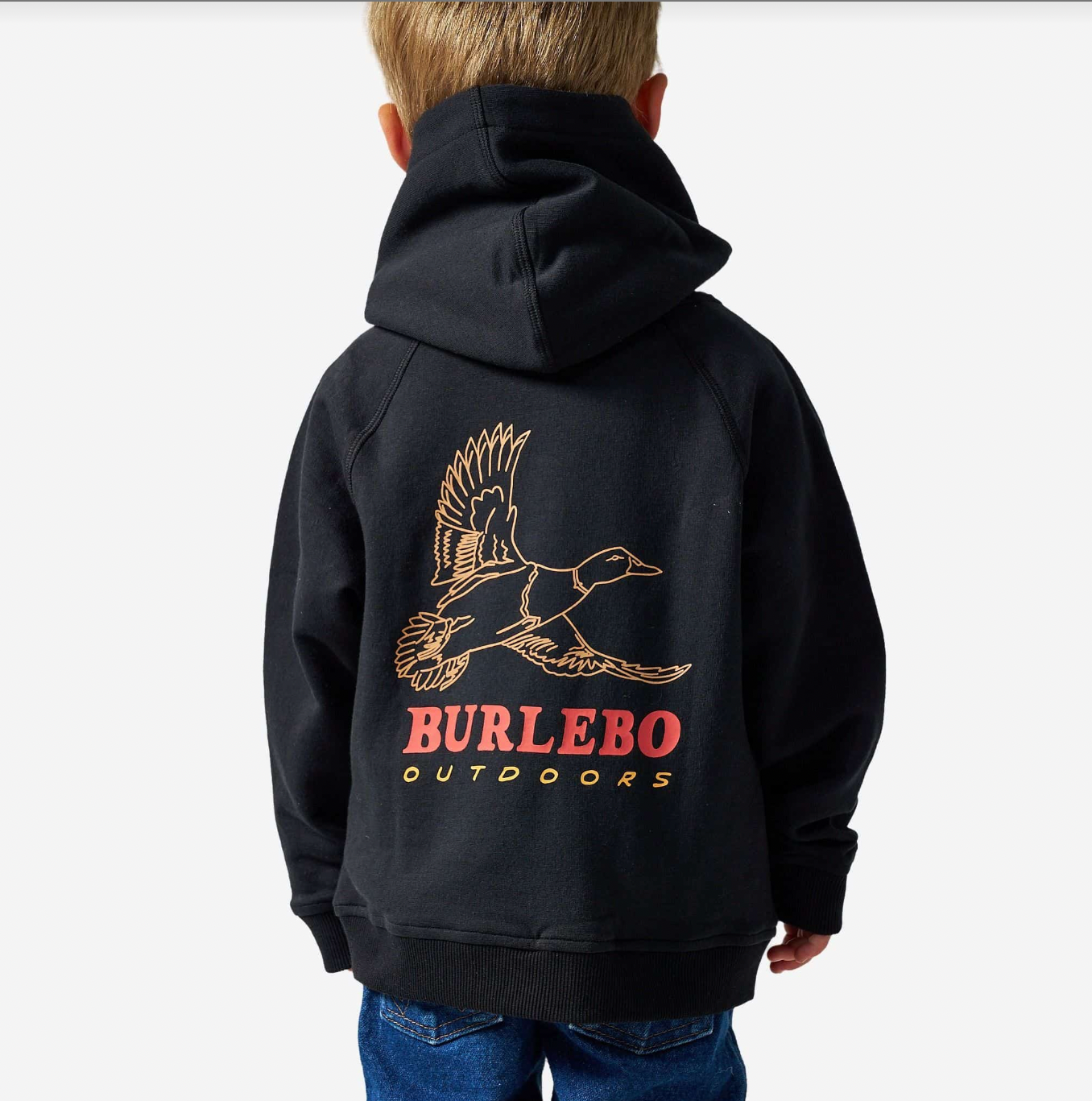 Burlebo Youth Fleece Hoodie - Duck Wild