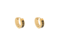 Wide Rounded Hoop Earrings