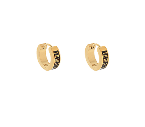 Roman Numerals Hoop Earrings