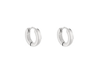 Wide Rounded Hoop Earrings