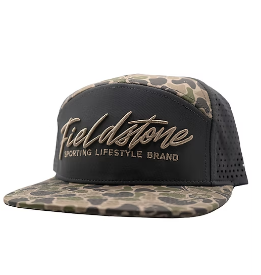 Fieldstone Grey Backwoods 7 Panel Performance Hat