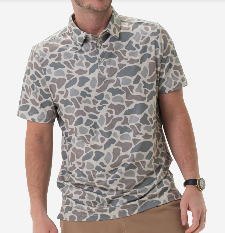 Burlebo Performance Polo - Classic Deer Camo