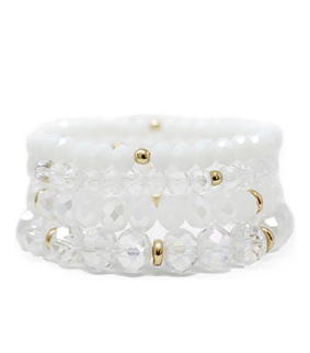 Serina Stack Of 4 Beaded Bracelets